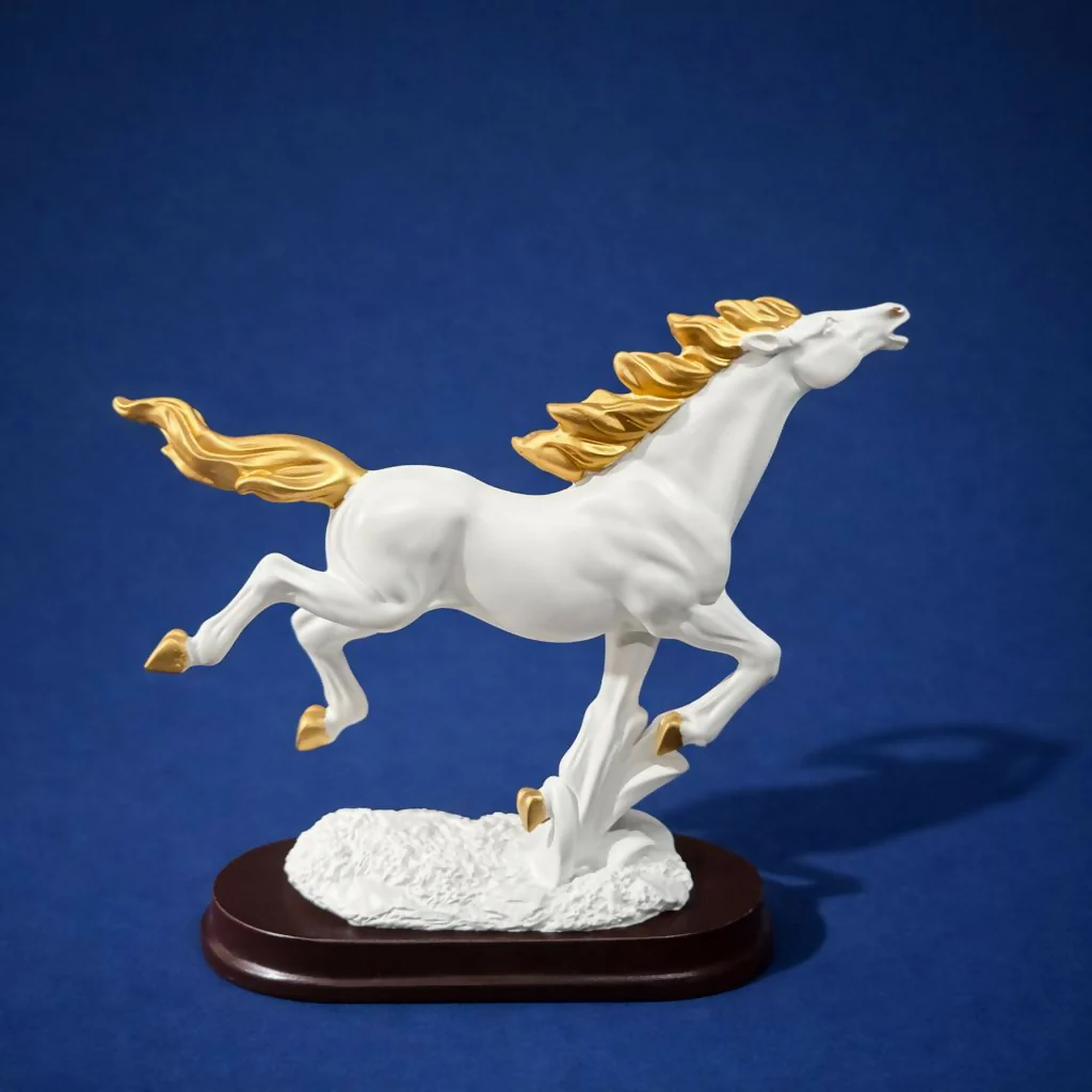 Running Horse Showpiece Statue for Home Decor Tabletop - Image 4