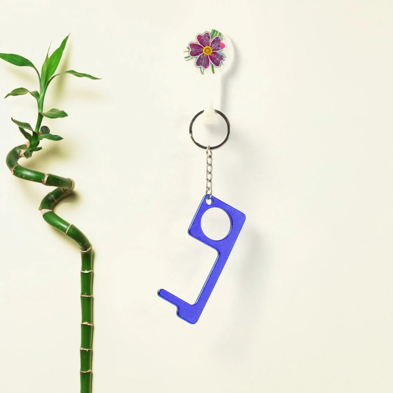 Metal Key Shape Keychain, Door Opener Tool (1 Pc) - Image 6
