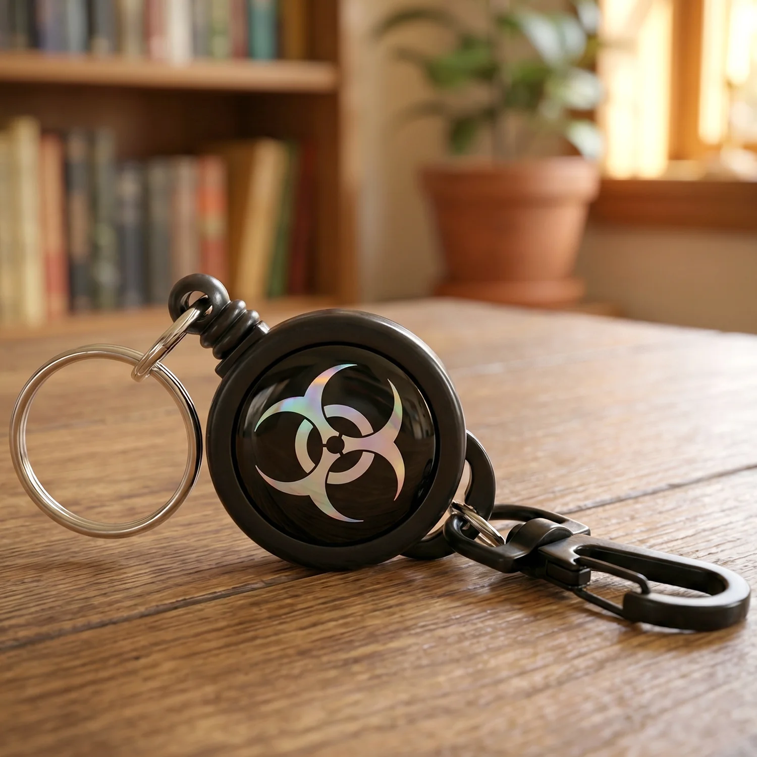 Safety Anti-Lost Retractable Keychain with Durable Reel Clip (1 Pc / Big) - Image 3