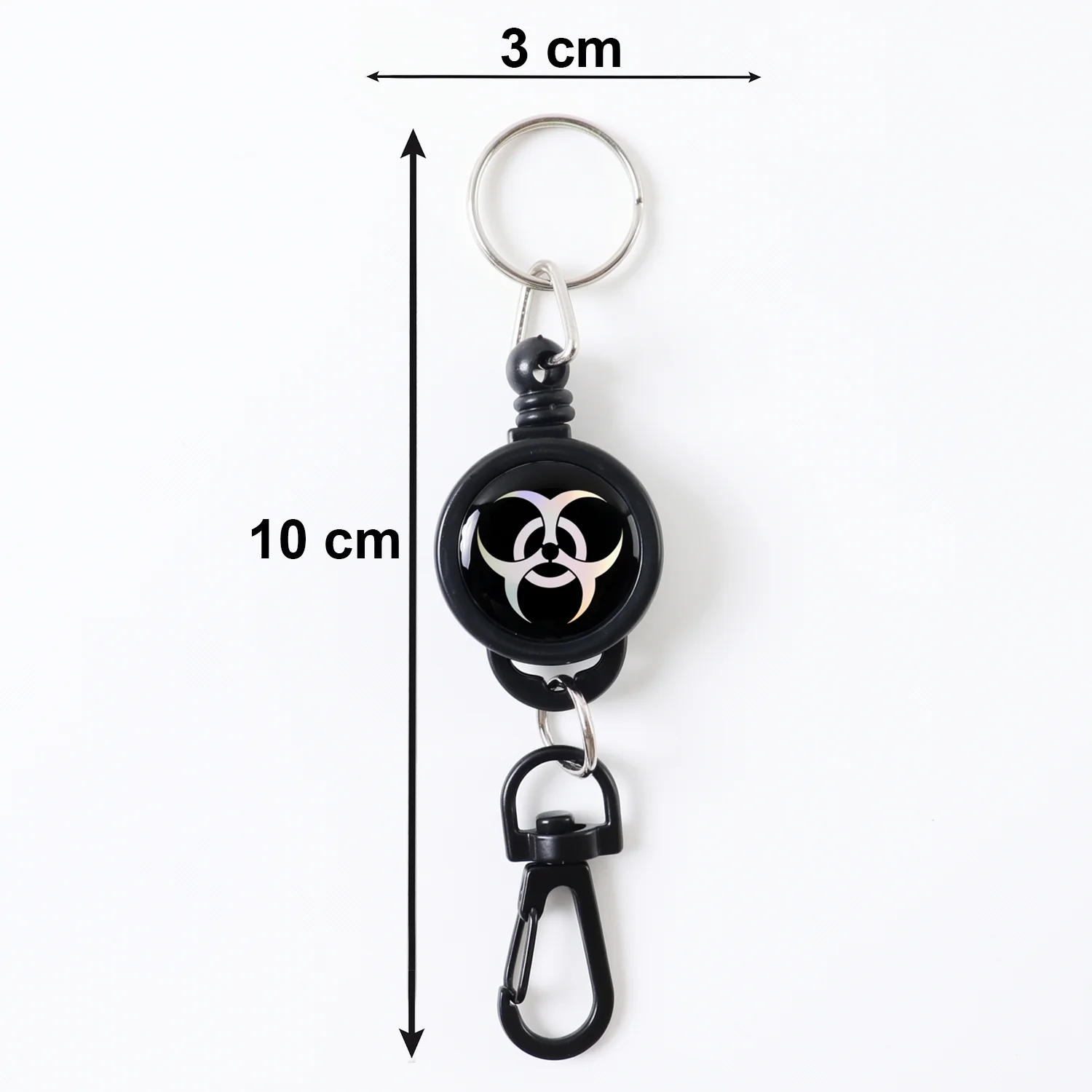 Safety Anti-Lost Retractable Keychain with Durable Reel Clip (1 Pc / Big) - Image 6