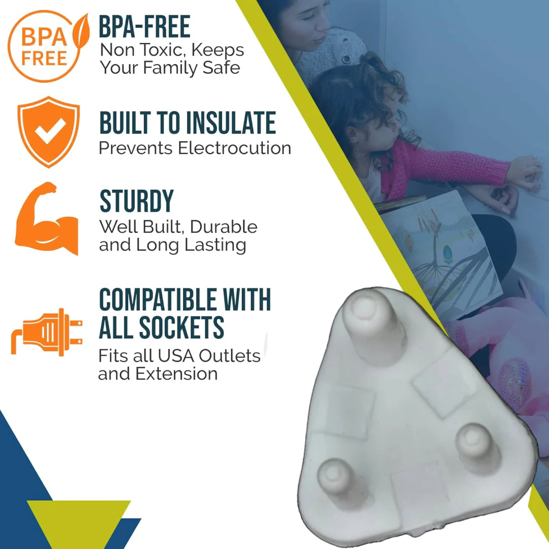 Safety Cover Guards for Electric Socket Plug (Big) - Image 3