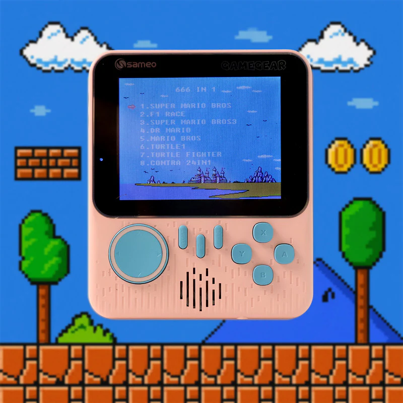 Sameo GameGear Retro Handheld Console with 666 Built-in Games Portable Device - Image 4