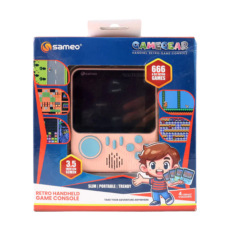 Sameo GameGear Retro Handheld Console with 666 Built-in Games Portable Device - Image 5