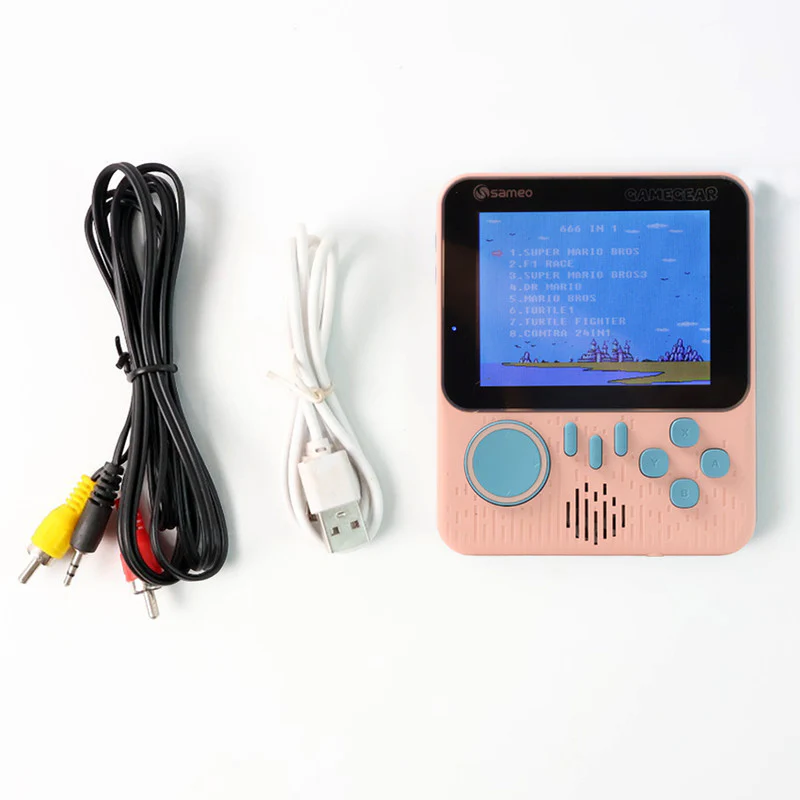 Sameo GameGear Retro Handheld Console with 666 Built-in Games Portable Device - Image 6