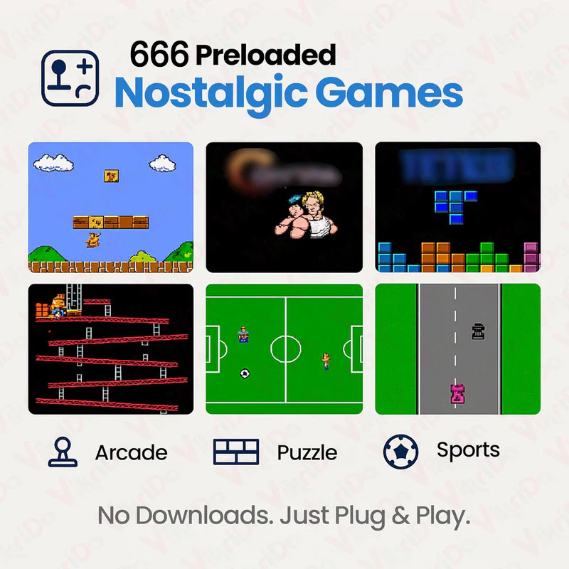 Sameo GameGear Retro Handheld Console with 666 Built-in Games - Image 5