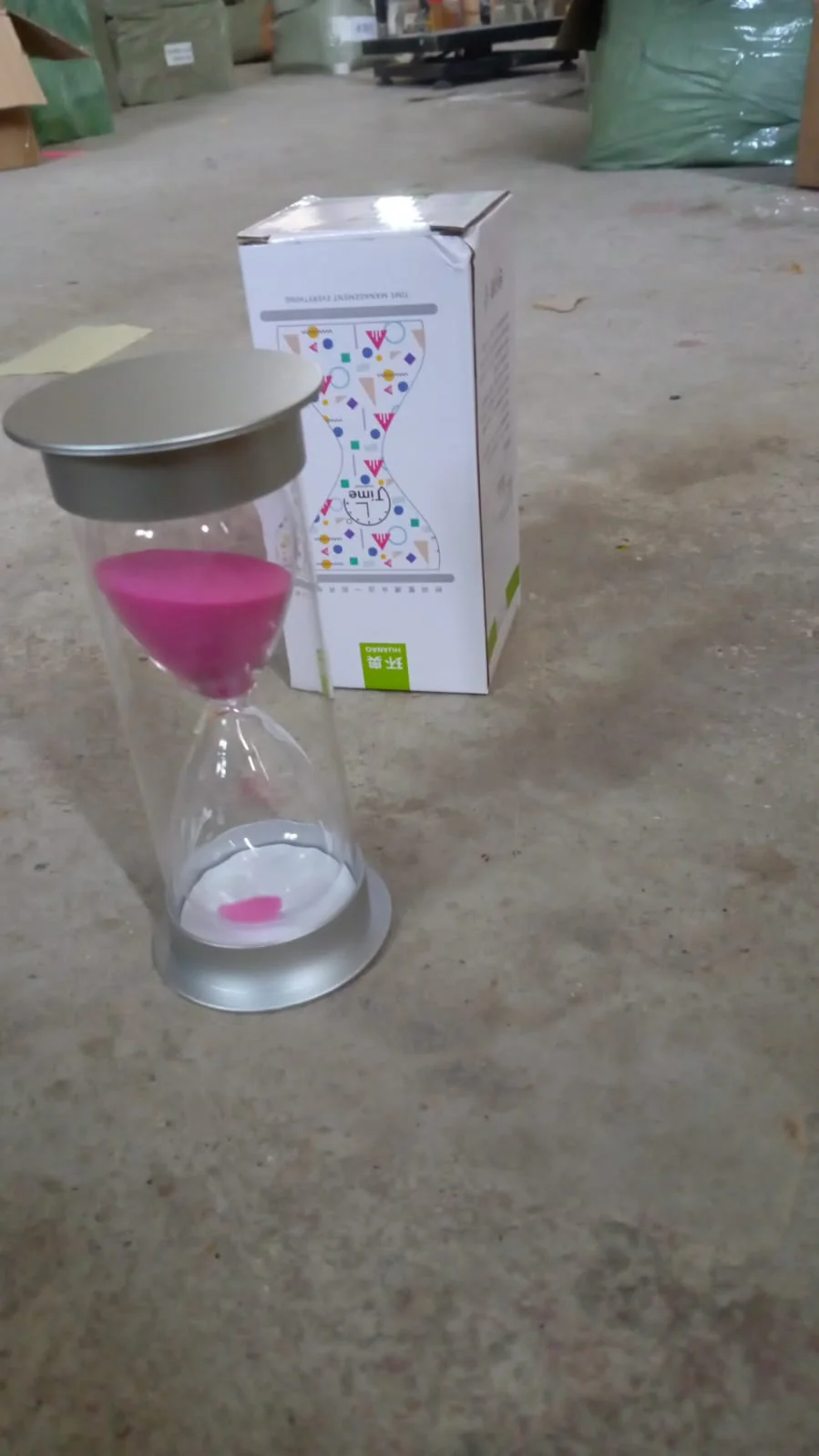 45-Minute Green Sand Timer – Hourglass Time Management Tool (Color: Green) - Image 7