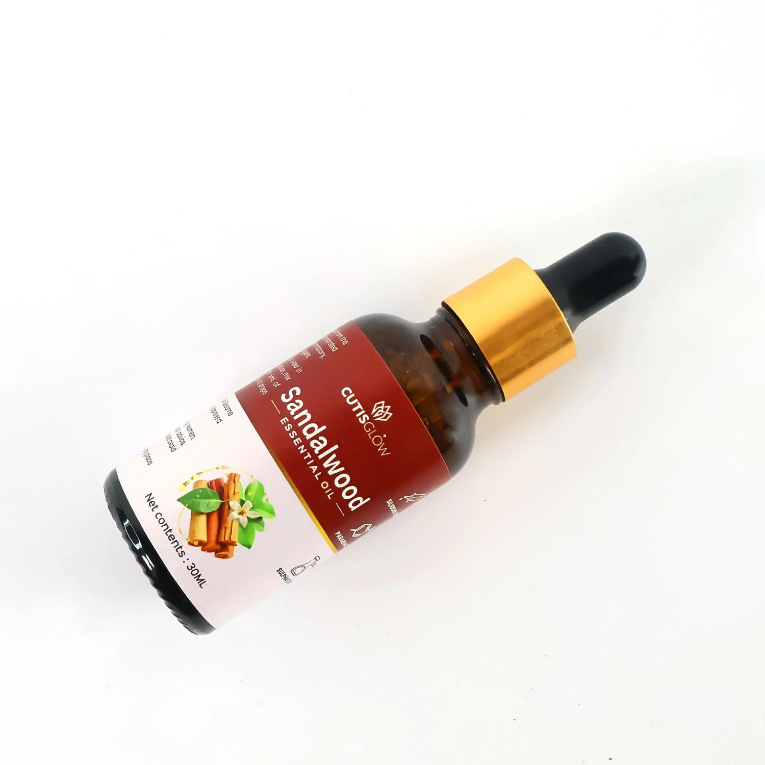 Eyelet Sandalwood Essential Oil – 100% Pure Natural Aromatherapy Oil (30ml) - Image 8