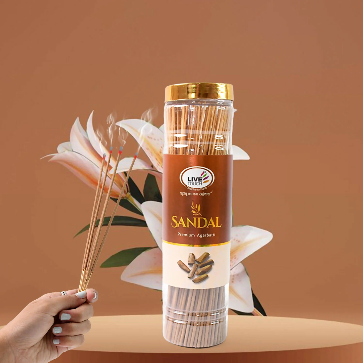 Sandle Premium Agarbatti (1 Jar / 250 Gram) - Image 5