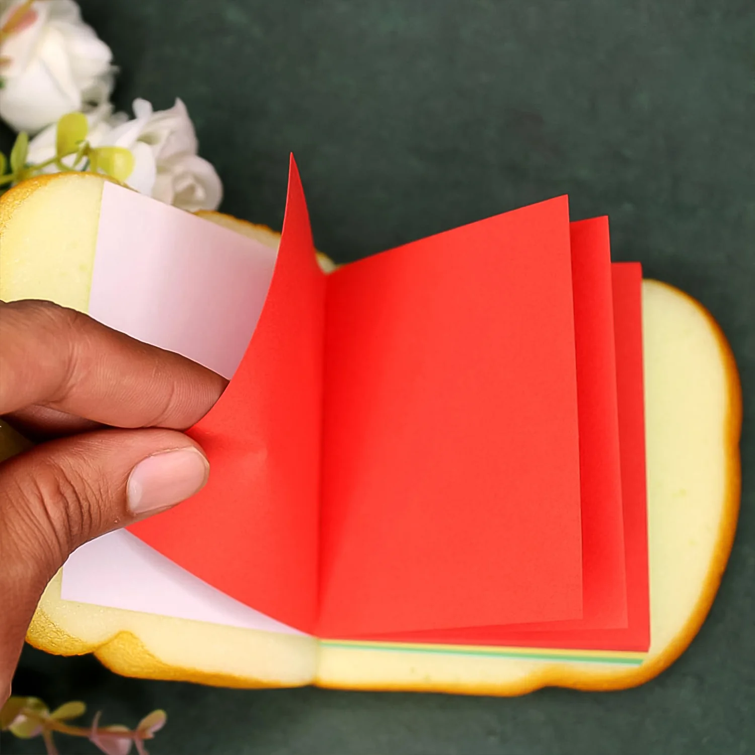 Sandwich Shaped Note / Sticky Notes / Memo Notes, Unique Mini Notes (Multicolor) - Image 7