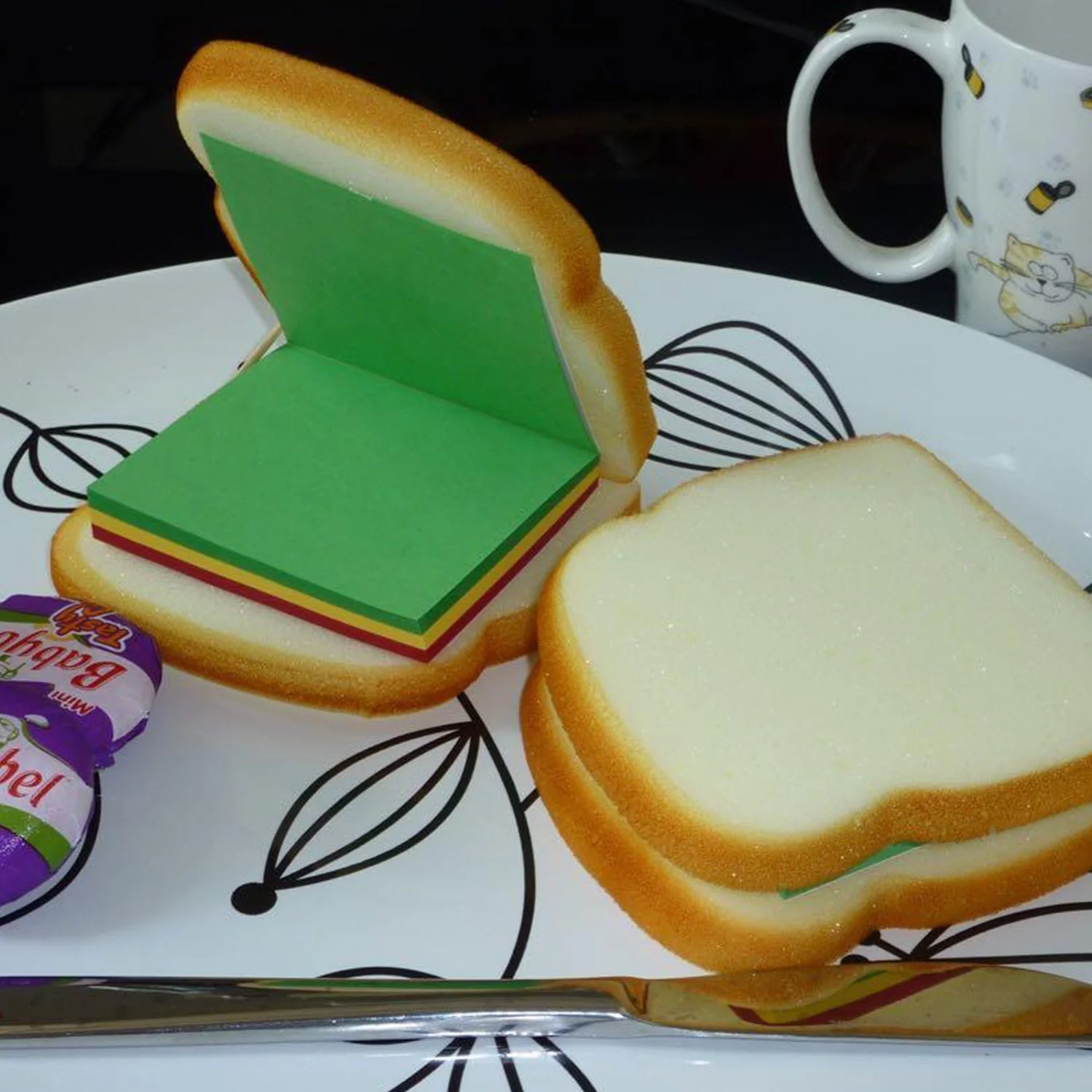 Sandwich Shaped Note / Sticky Notes / Memo Notes, Unique Mini Notes (Multicolor) - Image 8