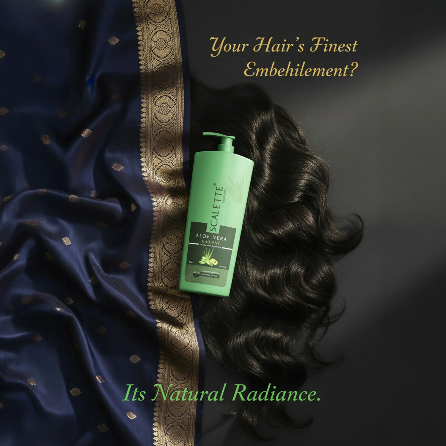 Scalette Aloe Vera Radiant Shampoo With Conditioner In 1, for Smooth, Shiny & Nourished Hair Care - Image 6