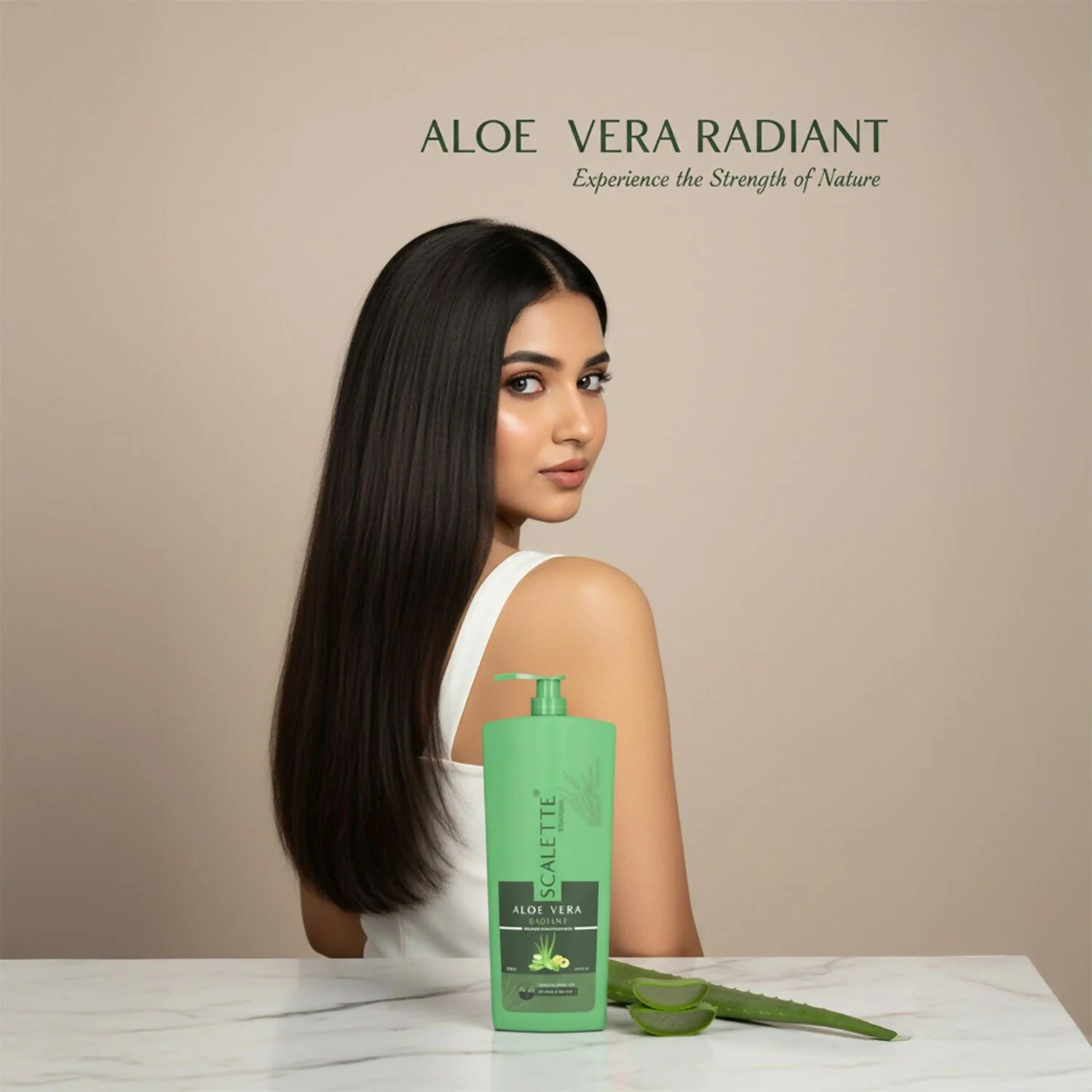 Scalette Aloe Vera Radiant Shampoo With Conditioner In 1, for Smooth, Shiny & Nourished Hair Care - Image 8