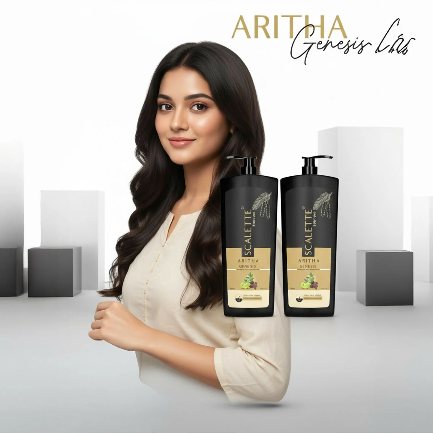 Scalette Aritha Genesis Shampoo With Conditioner In 1, for Natural Care, Shine & Healthy-Looking Hair - Image 5