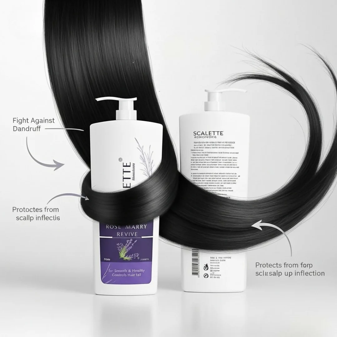 Scalette Rosemary Revive Shampoo for Dandruff Control & Healthy Scalp Care - Image 3