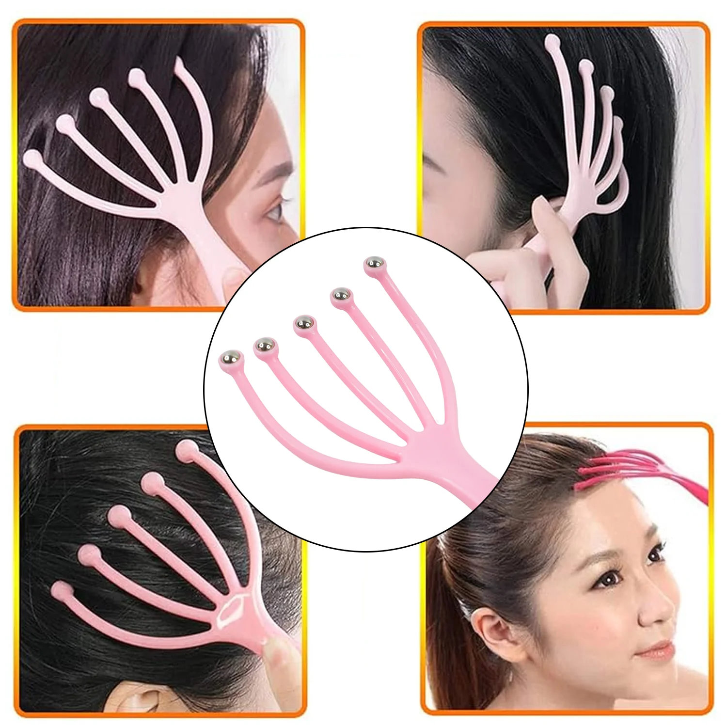 Scalp Massager Handheld Portable Head Massager (1 Pc) - Image 6