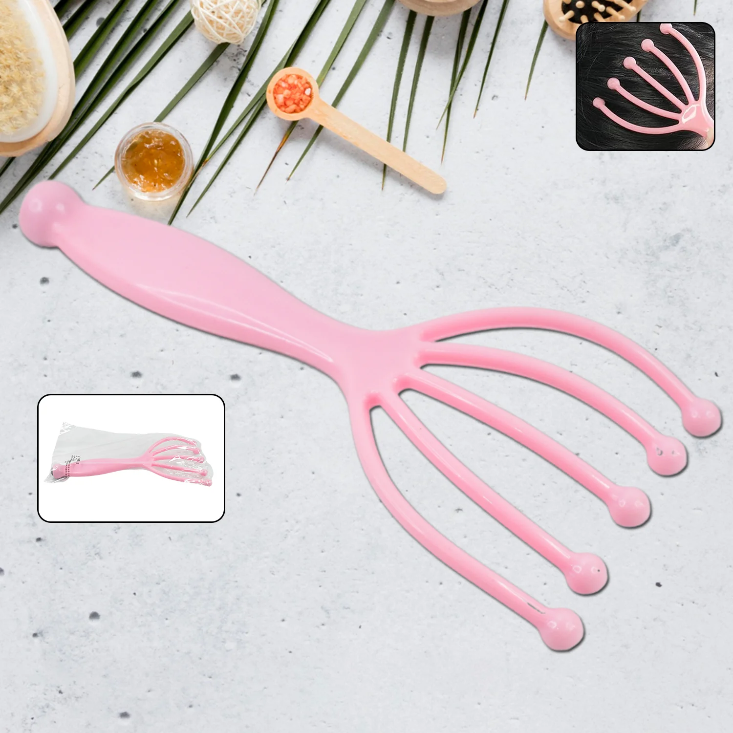 Scalp Massager Handheld Portable Head Massager (1 Pc) - Image 7
