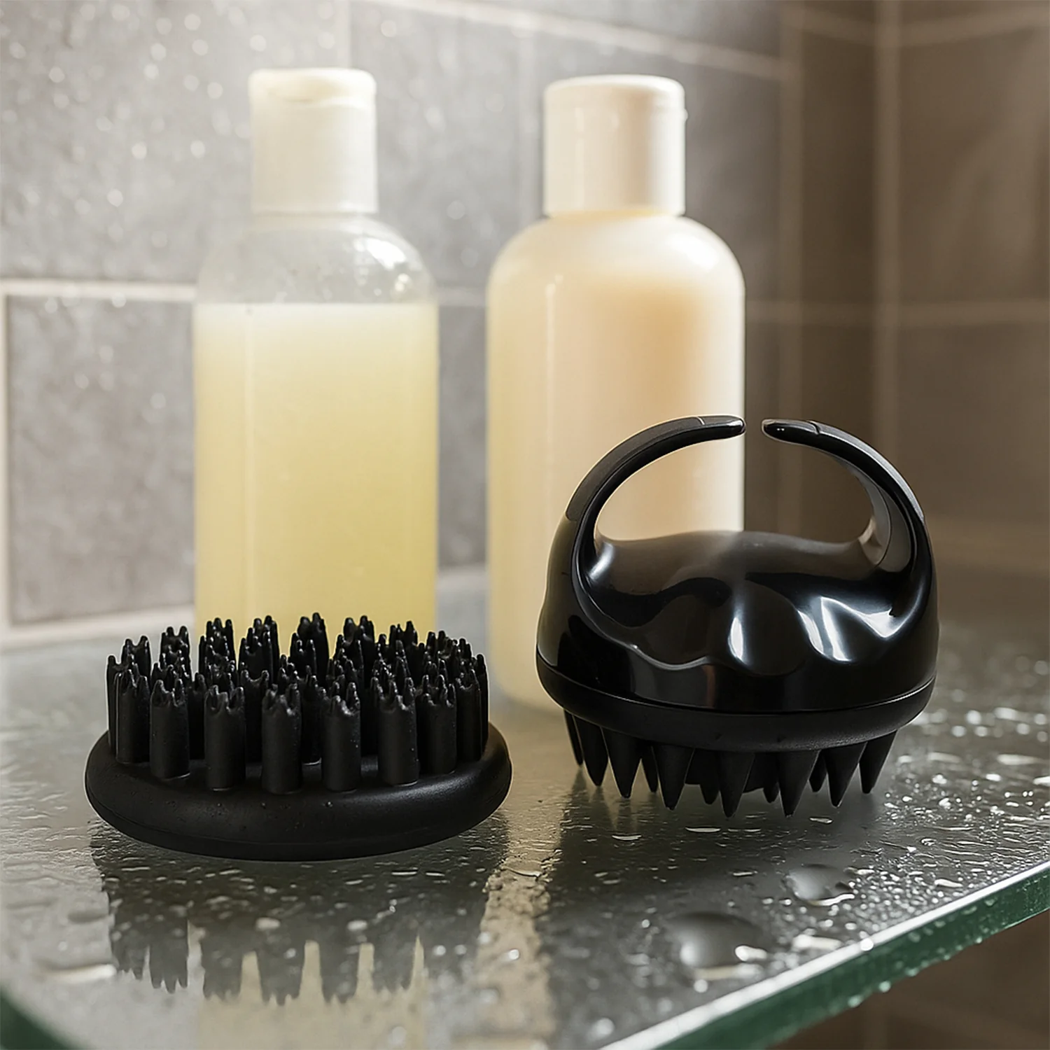 Scalp Massager Shampoo Brush Set - Image 3