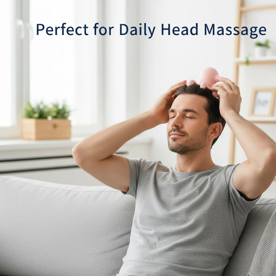 Scalp Relax Octopus Massager – Long Ergonomic Head Massager for Adults - Image 5