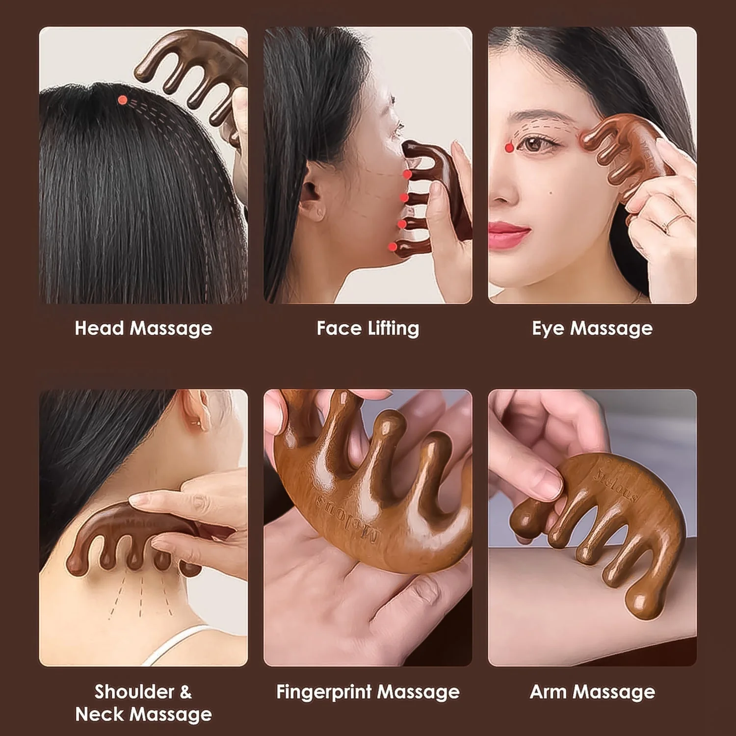 Scalp Relaxing Manual Head Massager Comb (1 Pc) - Image 5