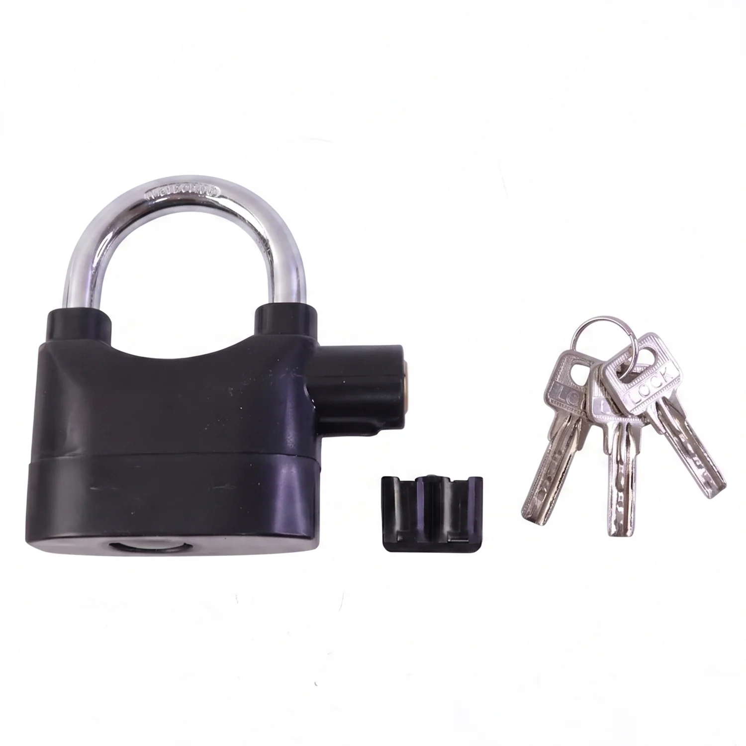 Heavy Duty Security Alarm Padlock with Built In Sound Alert System With 3 keys - Image 5