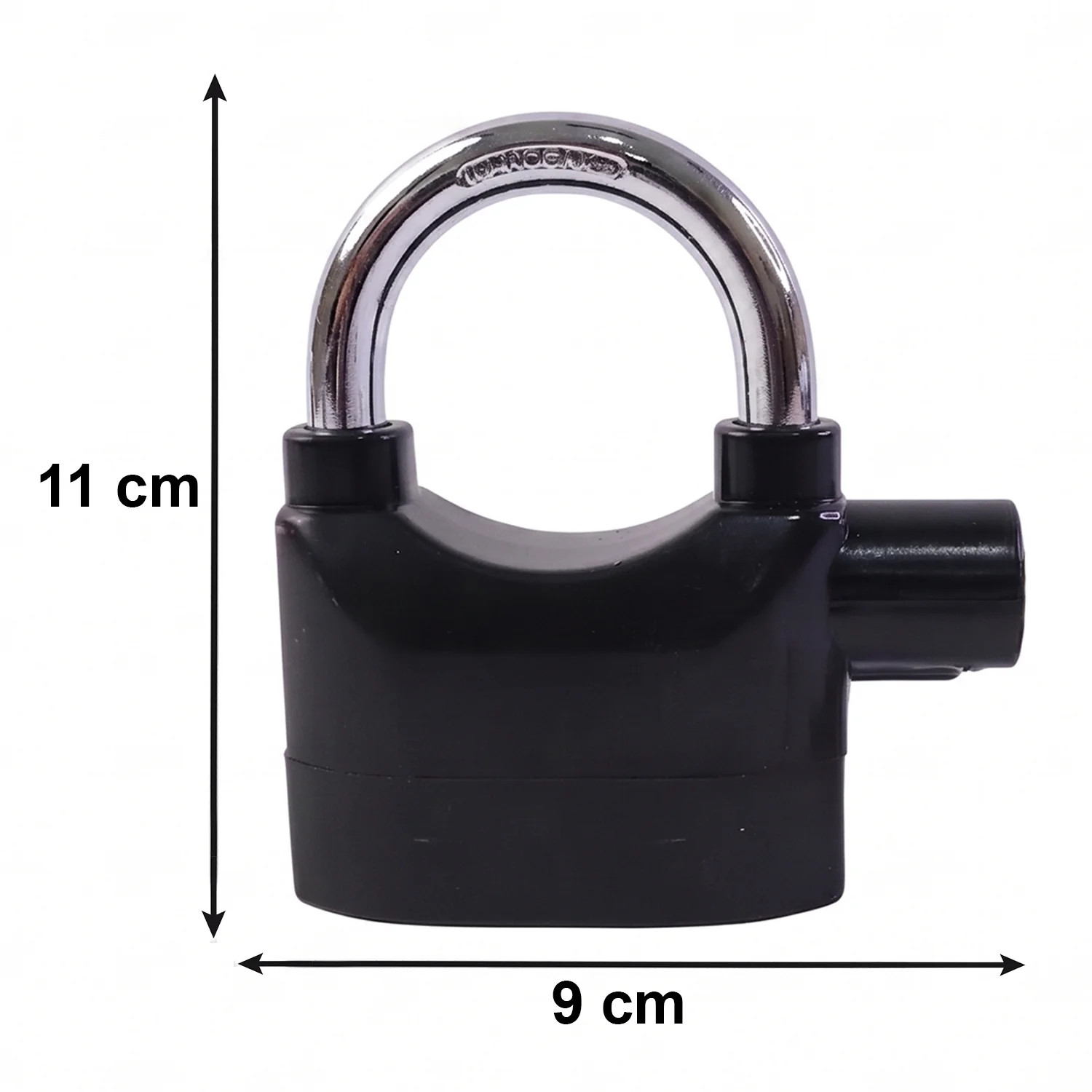 Heavy Duty Security Alarm Padlock with Built In Sound Alert System With 3 keys - Image 6