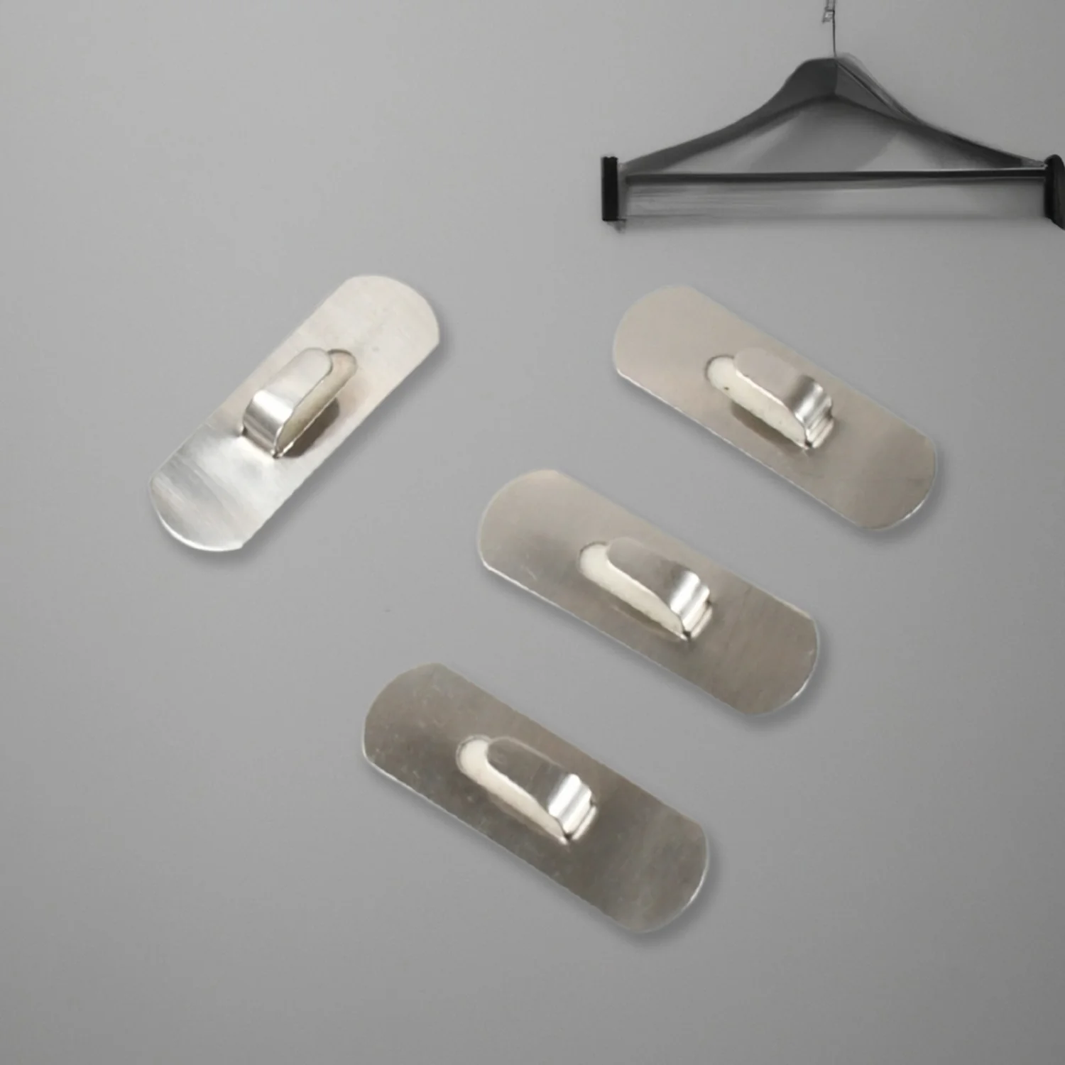 Self- Adhesive Hooks, Heavy Duty Wall Hooks Hangers Stainless Steel Waterproof Sticky Hooks for Hanging Robe Coat Towel Kitchen Bathroom and. - Image 3