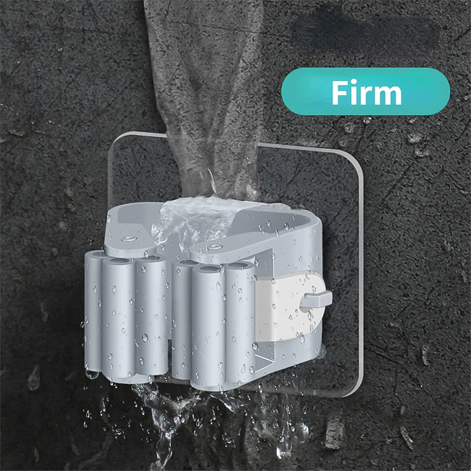 Self-Adhesive Mop and Broom Holder Clips (6 Pc Set) - Image 3