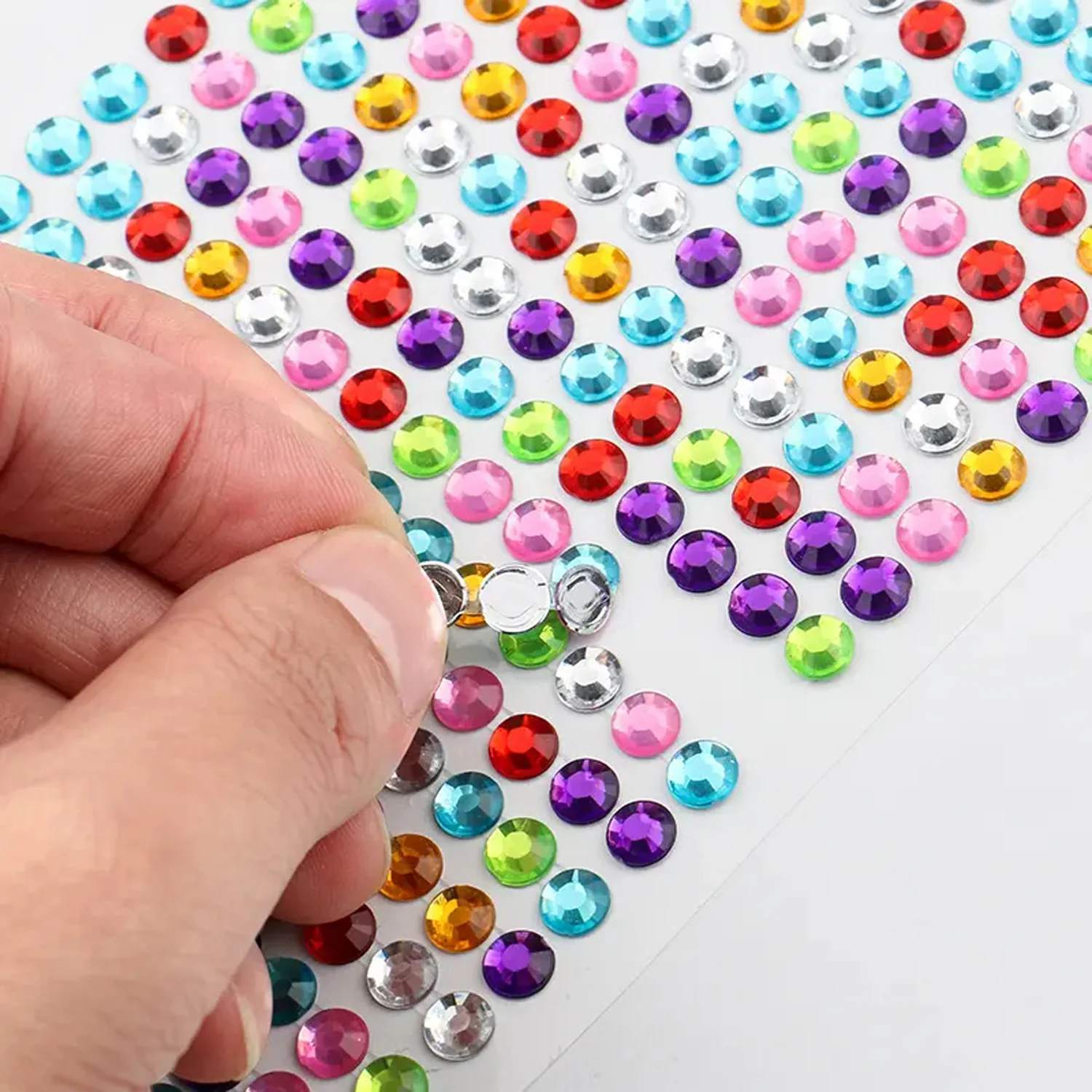 Self Adhesive Multi Size Shaped Shining Stones Crystals Stickers - Image 6