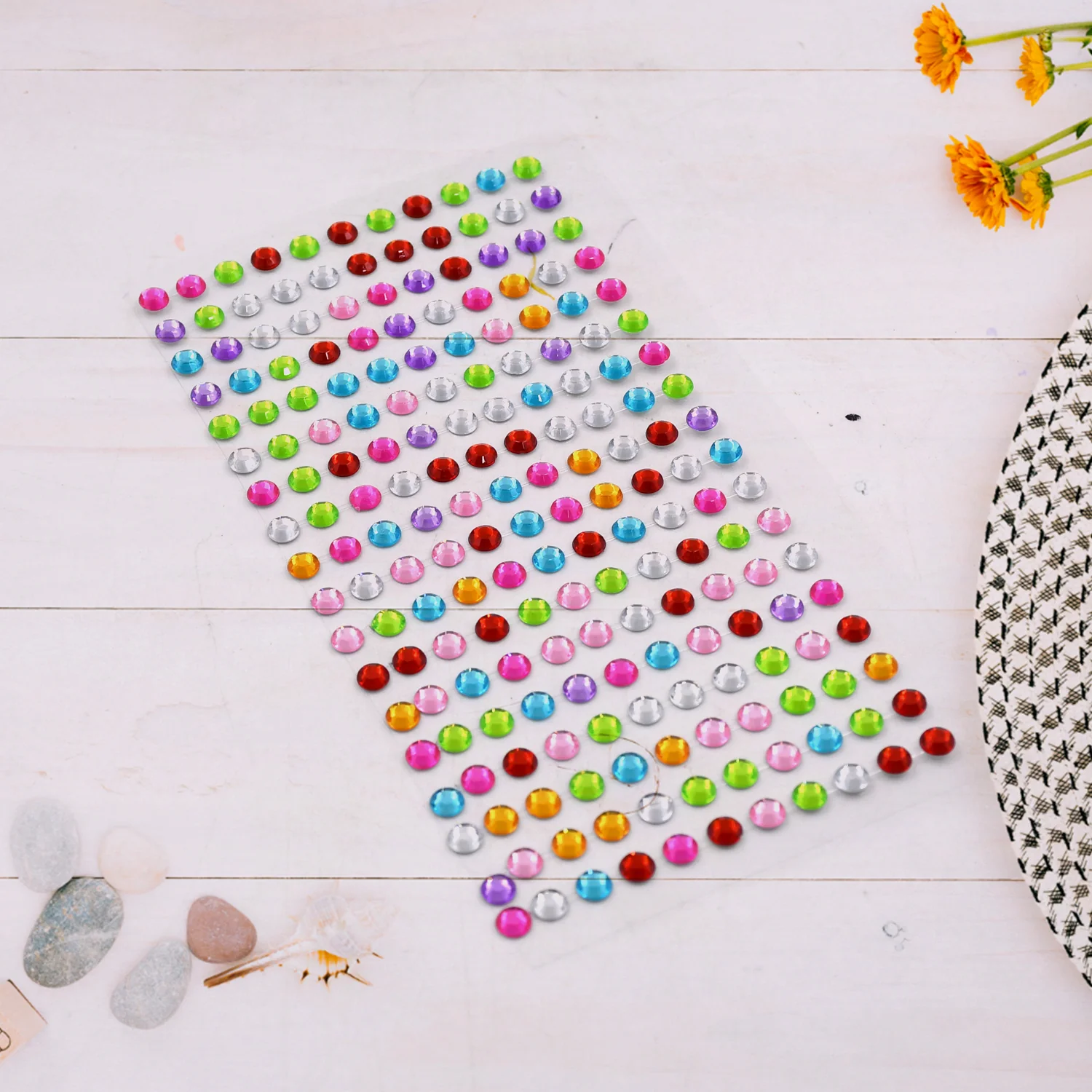 Self Adhesive Multi Size Shaped Shining Stones Crystals Stickers - Image 7