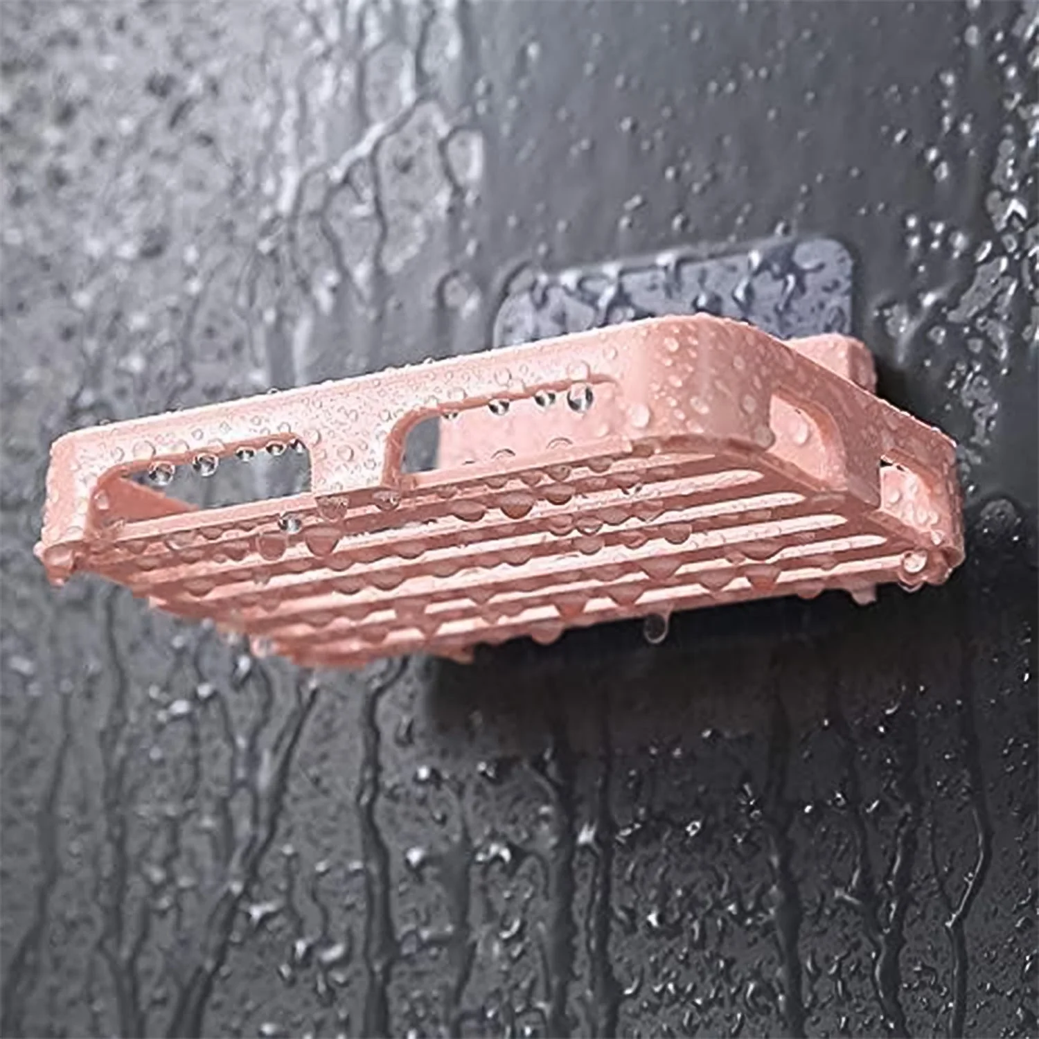 Self Adhesive Rectangular Soap Dish Holder (1 Pc) - Image 3