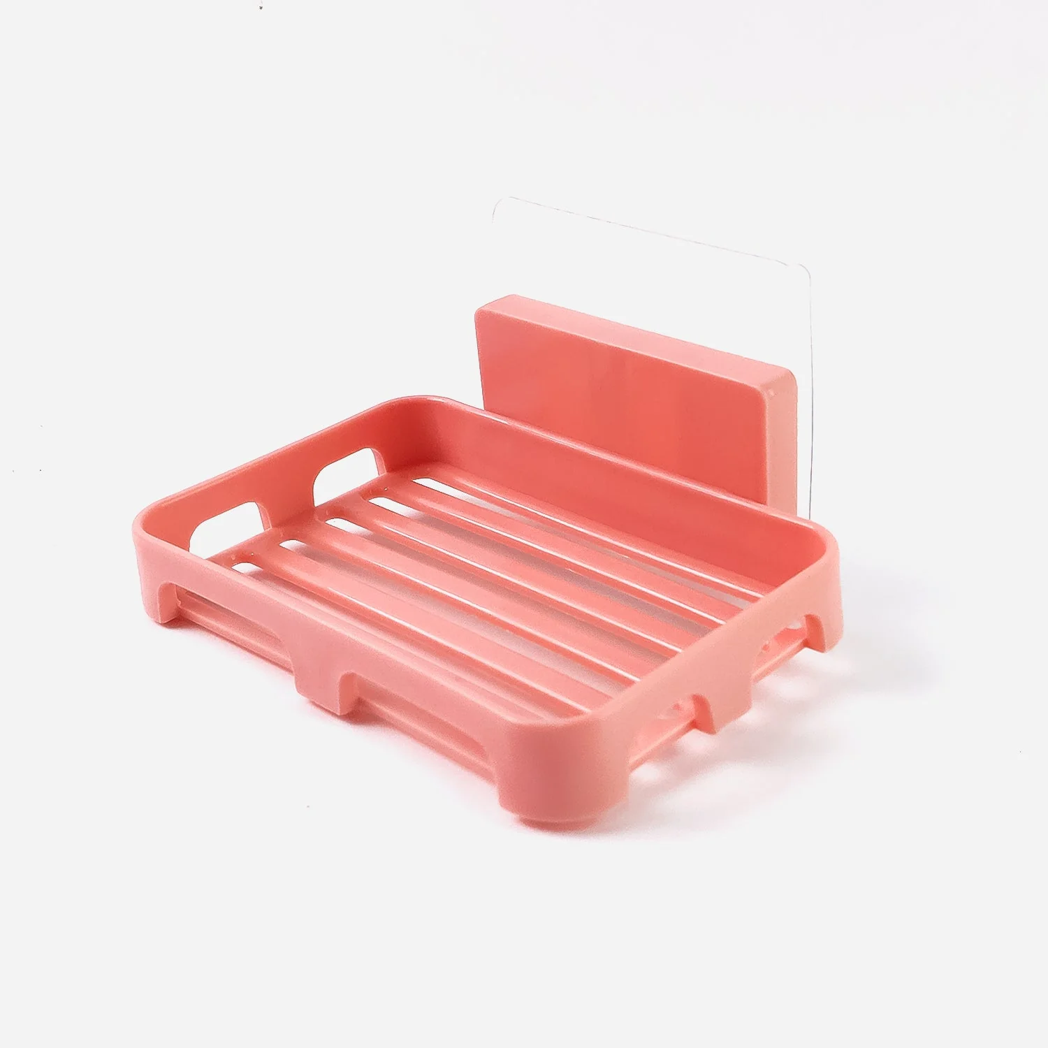 Self Adhesive Rectangular Soap Dish Holder (1 Pc) - Image 5