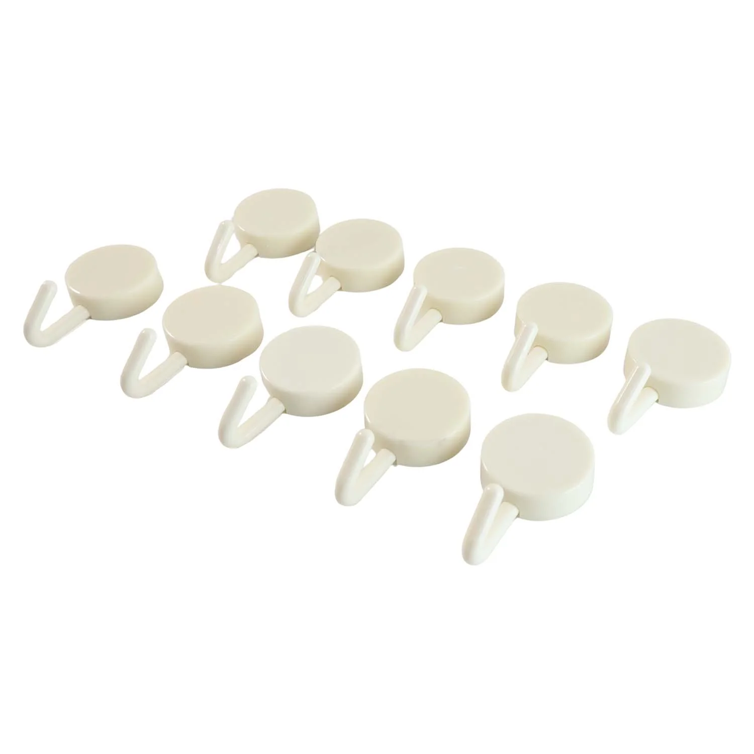 Self Adhesive Round Wall Hooks (10 Pc) - Image 5