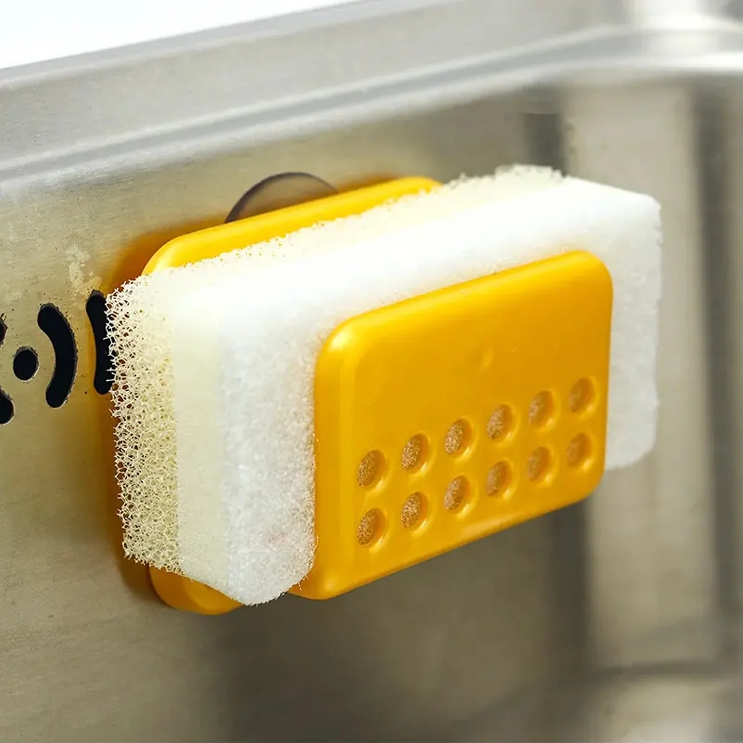 Self-Adhesive Sponge and Soap Holder | No-Drill Sink Organizer & Multipurpose - Image 5