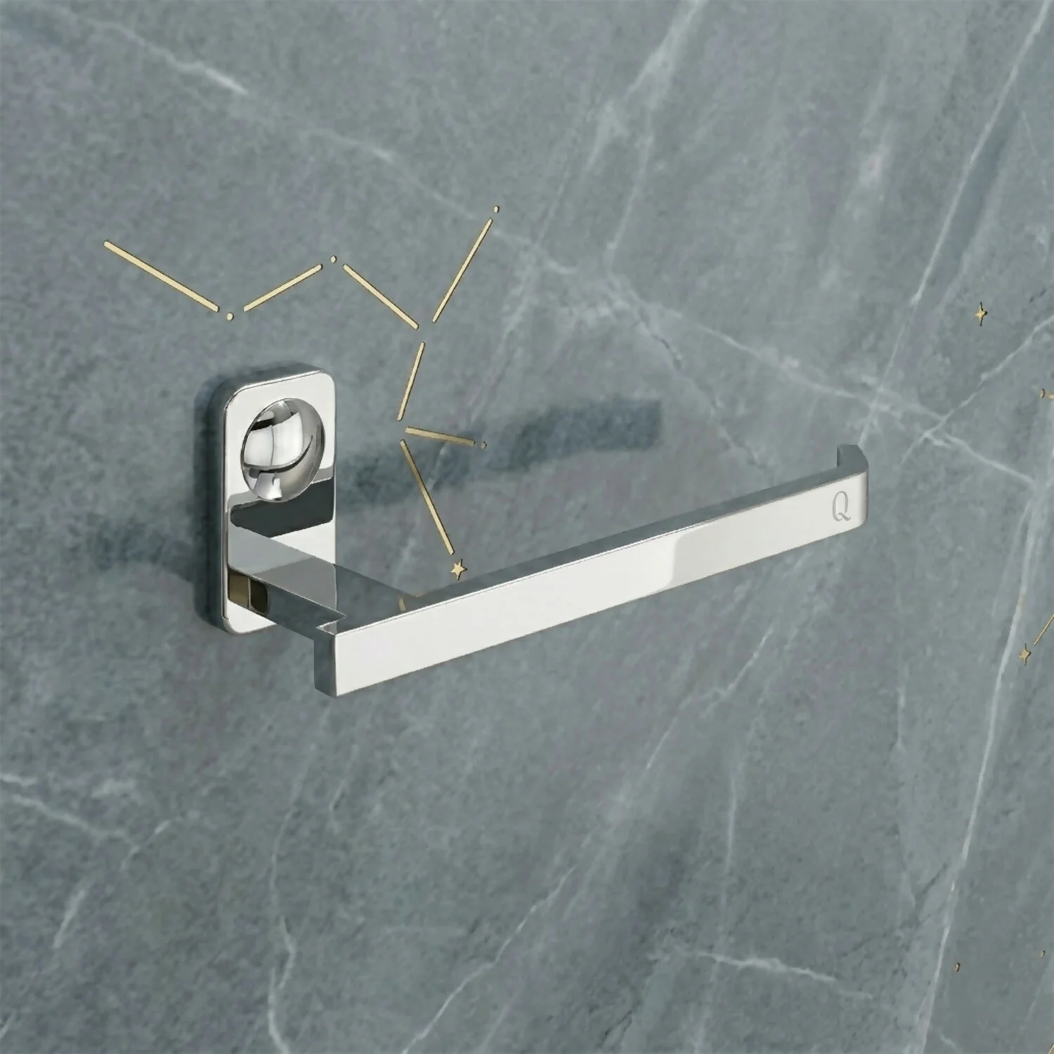 Self Adhesive Towel Ring Stainless Steel Napkin Towel Hanger for Washbasin Anti Rust Strong Sticker Towel Holder - Image 3