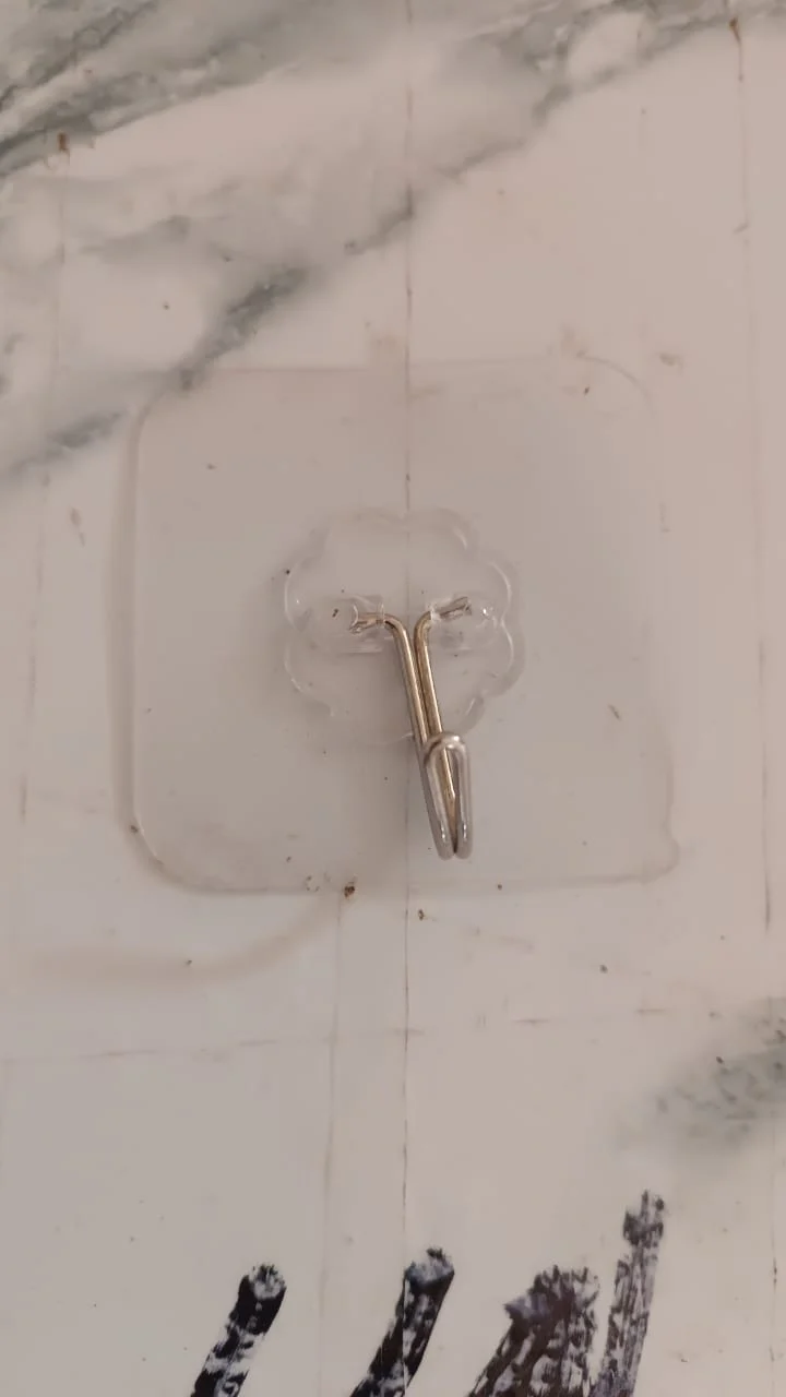 Self Adhesive Transparent Wall Hook (1 Pc) - Image 8