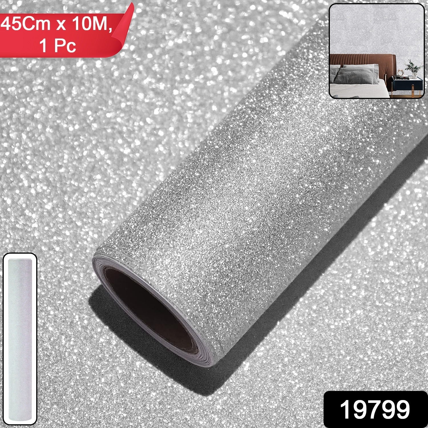 Self-Adhesive Vinyl Wallpaper Roll 45cm x 10m (1 Pc) - Image 2