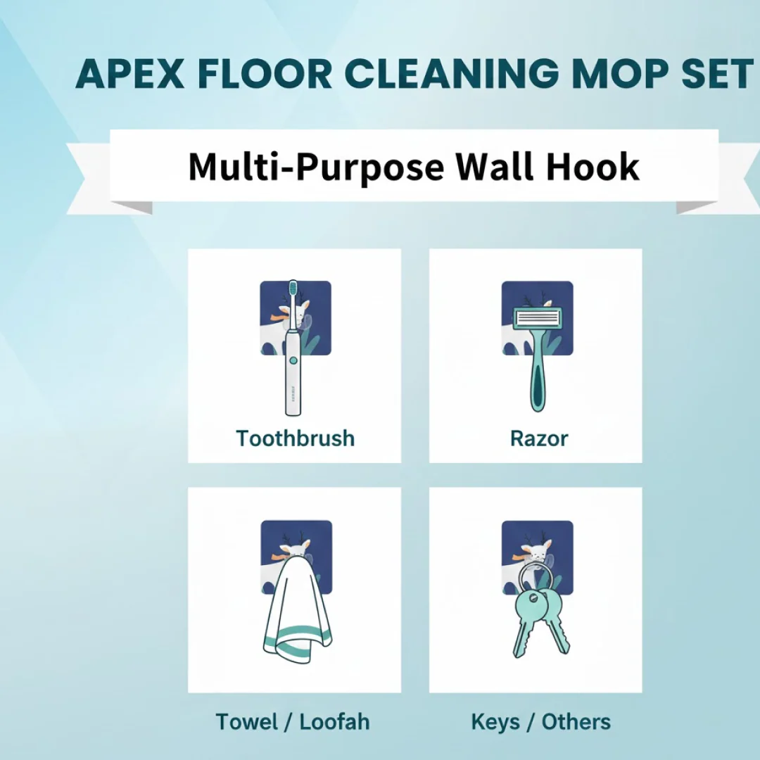 Self-Adhesive Wall Hook – Drill-Free, Waterproof & Oil-Proof Toothbrush, (1 Pc) - Image 3