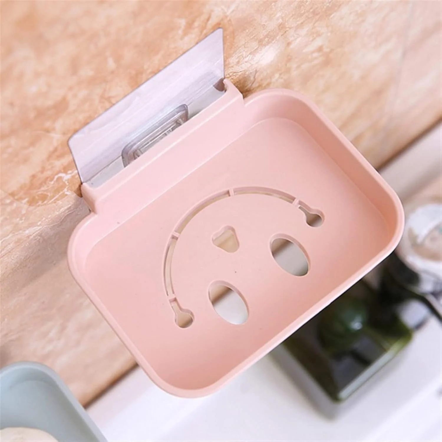 Self Adhesive Wall Mounted Soap Dish Holder (1 Pc) - Image 4
