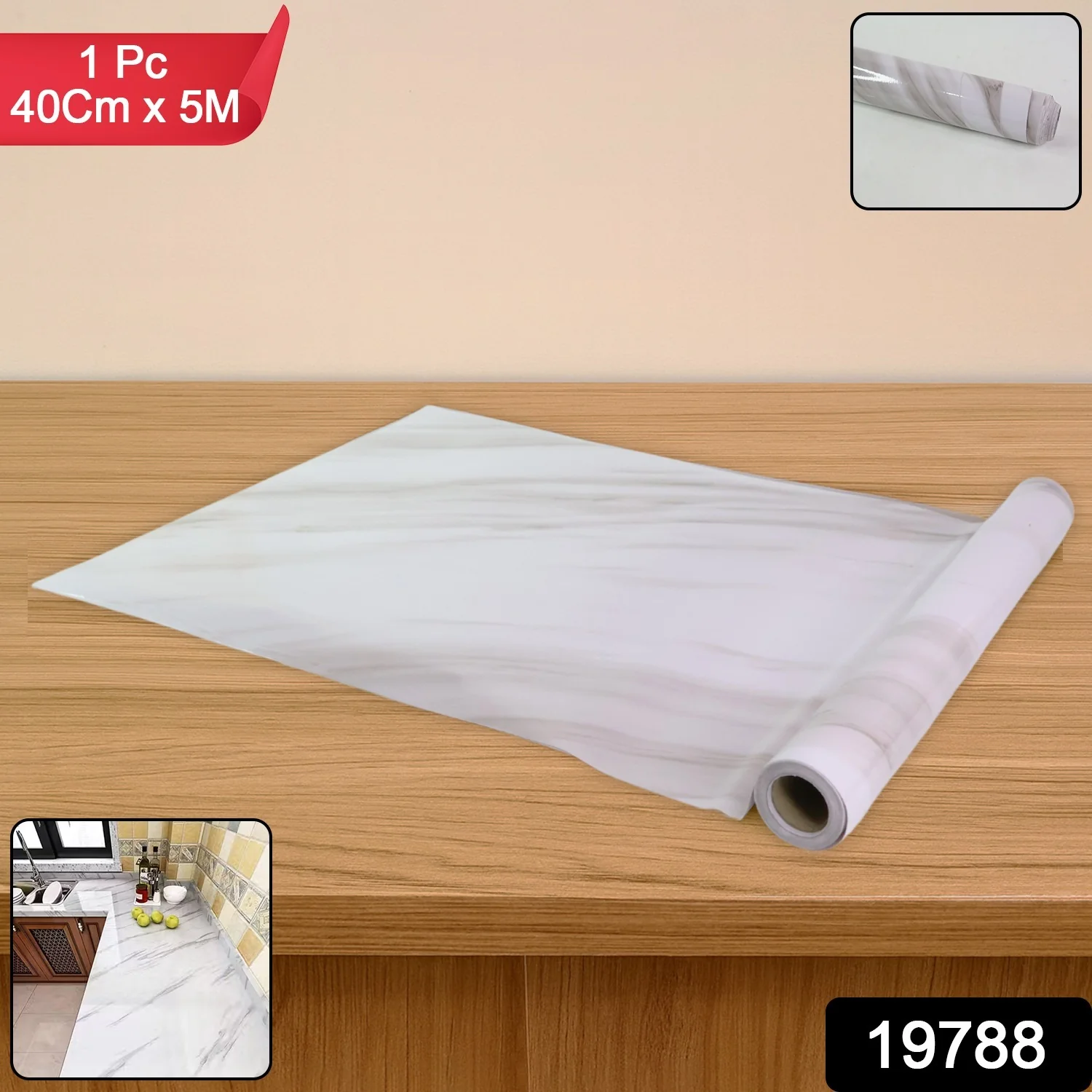 Self-Adhesive Wallpaper Roll – 40Cm x 5 Meter (1 Pc) - Image 2