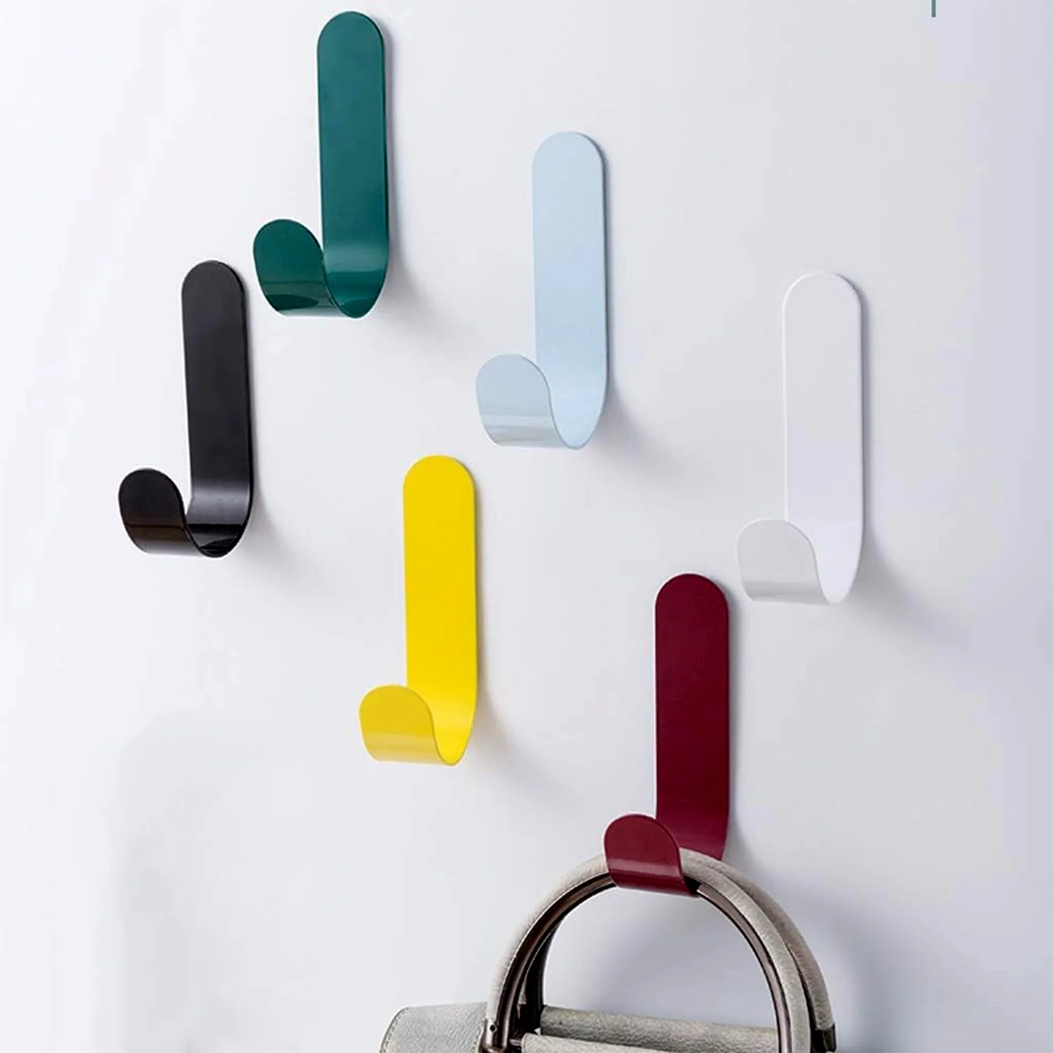 Self Adhesive Waterproof Wall Hooks for Multipurpose Home Storage (20 Pcs Set) - Image 4