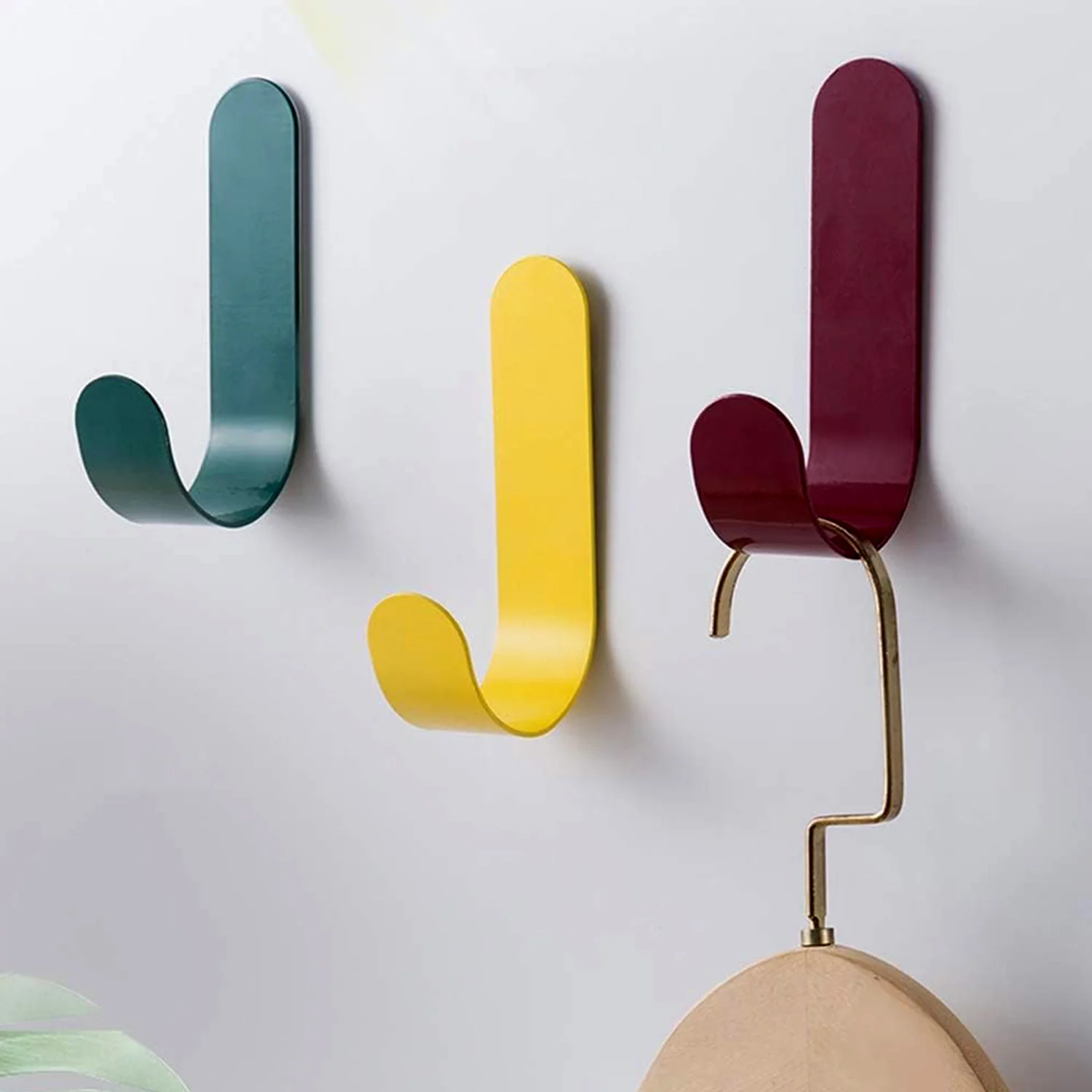 Self Adhesive Waterproof Wall Hooks for Multipurpose Home Storage (20 Pcs Set) - Image 6