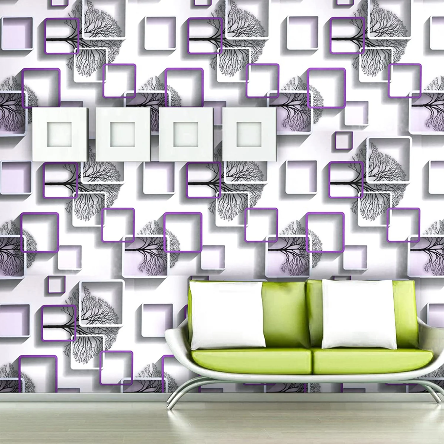 Self-Adhesive Waterproof Wallpaper Roll - (1 Pc / Mix Design) - Image 4
