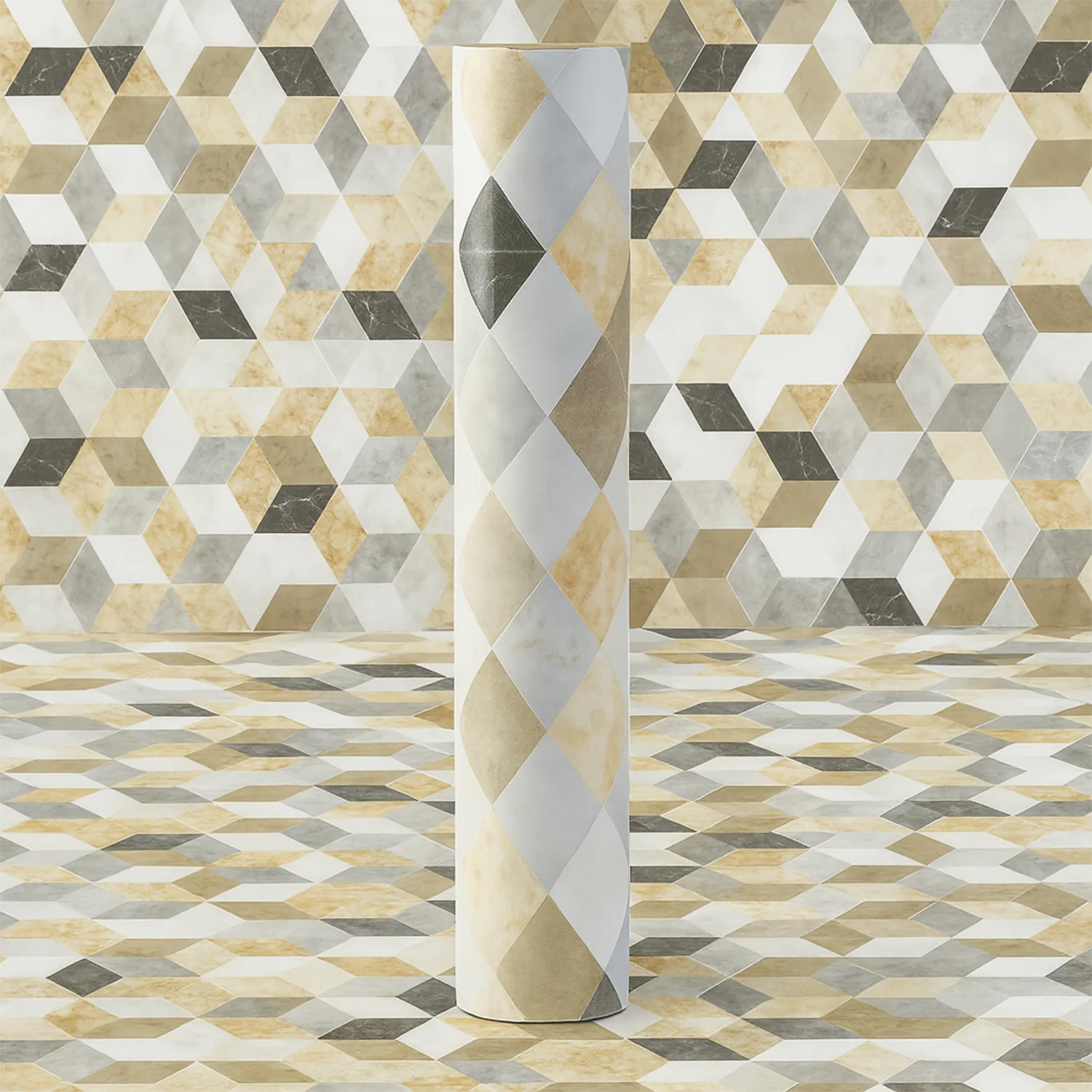 Self-Adhesive Waterproof Wallpaper Roll 45 cm x 1 m - (1 Pc) - Image 2