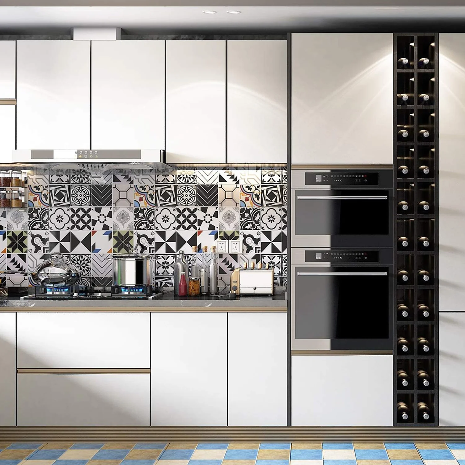 Self-Adhesive Waterproof Wallpaper Roll 45 cm x 1 m - (1 Pc) - Image 3