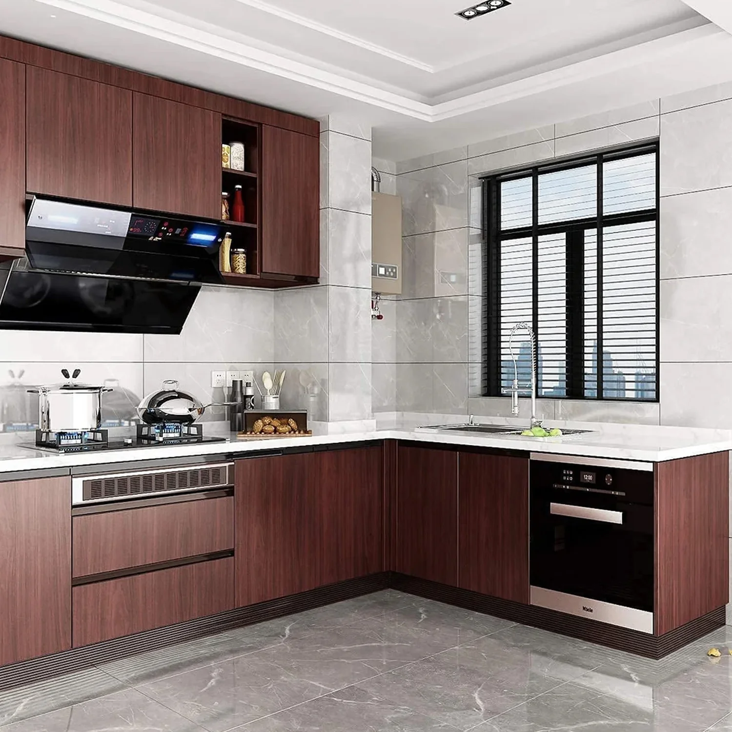 Self-Adhesive Waterproof Wallpaper Roll 45 cm x 1 m - (1 Pc) - Image 4