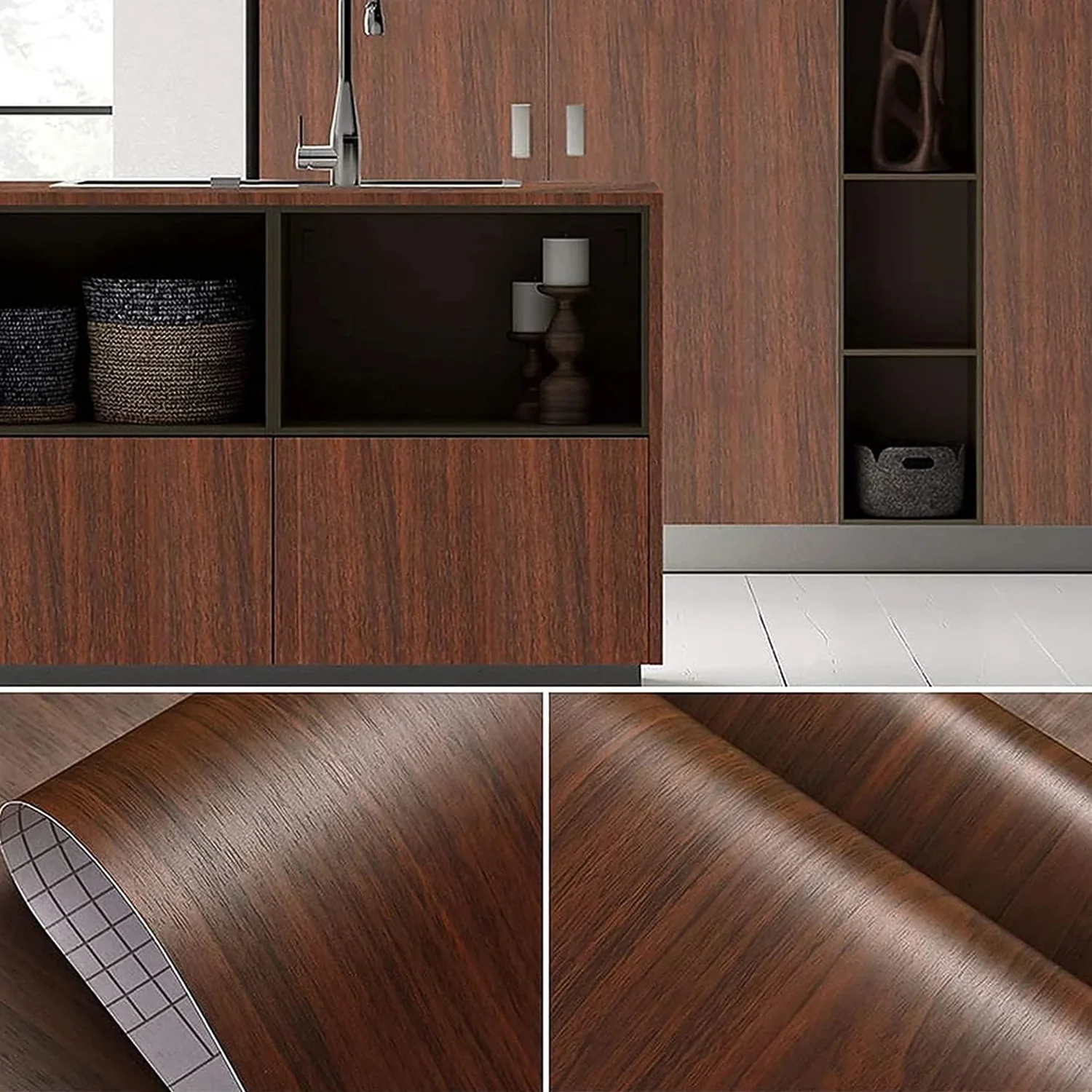 Self-Adhesive Waterproof Wallpaper Roll 45 cm x 1 m - (1 Pc) - Image 9