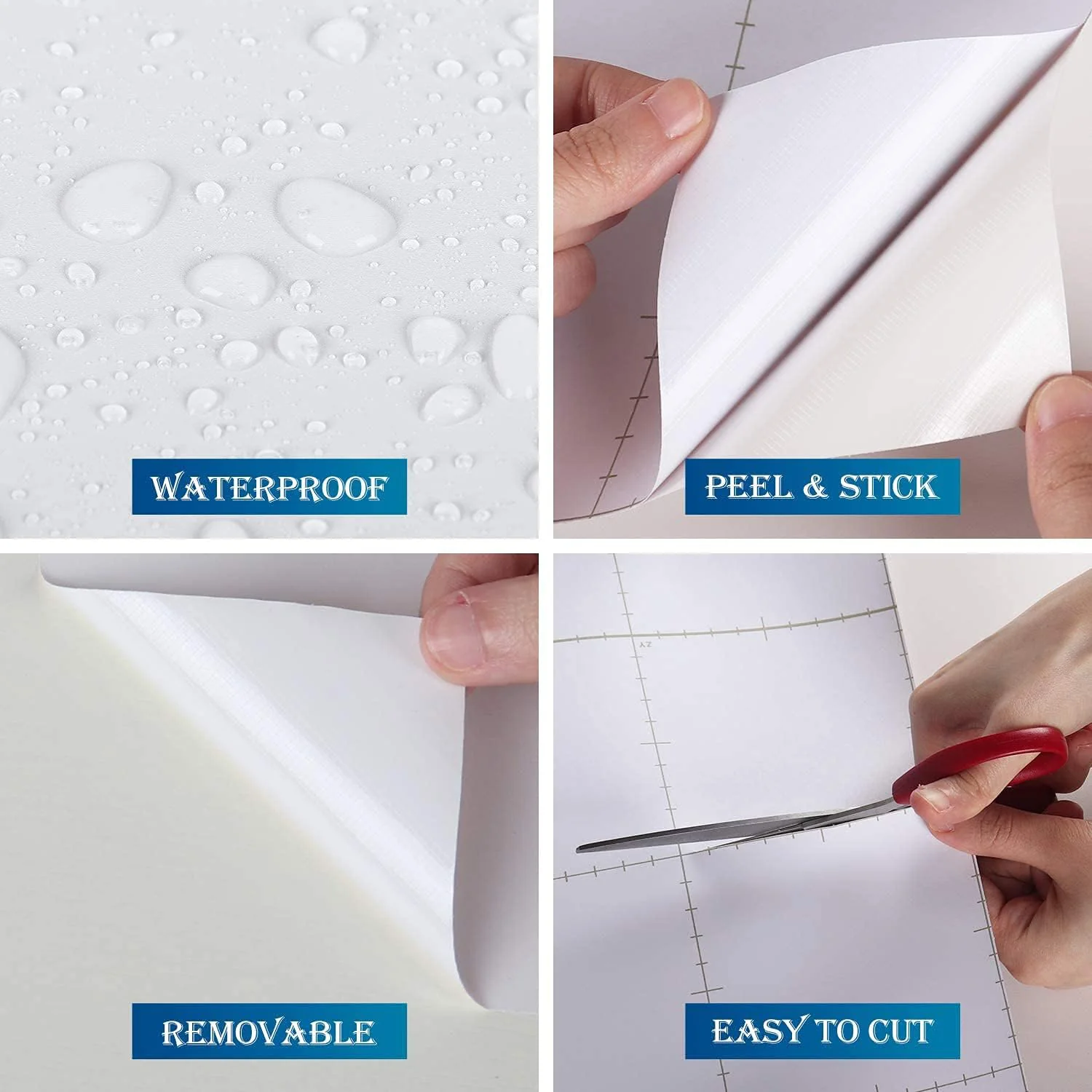 Self-Adhesive Waterproof Wallpaper Roll 45 cm x 1 m - (1 Pc) - Image 5