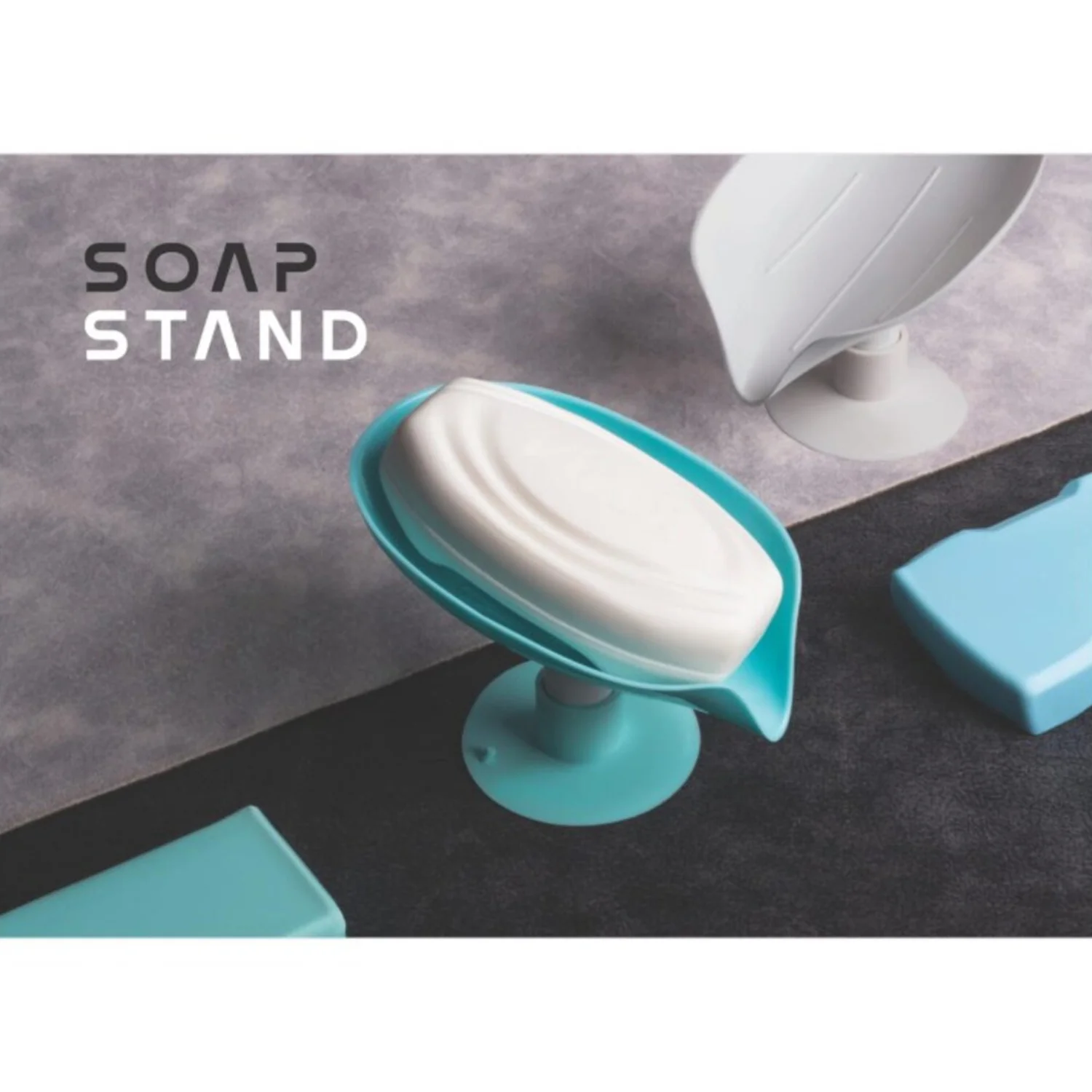 Soap Holder Stand Self Draining Soap Dish Holder Soap Box ,Sabudani (1 Pc) - Image 6
