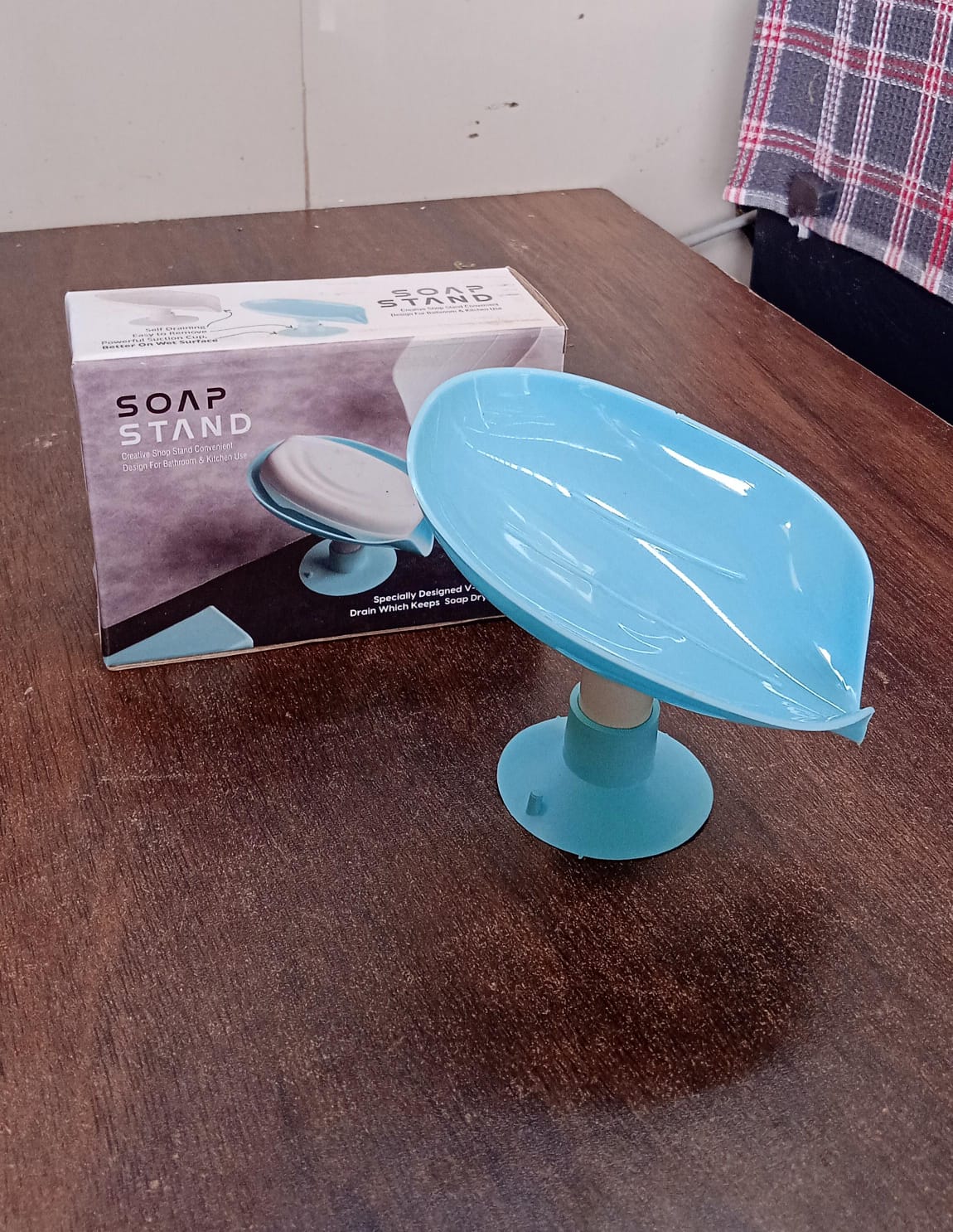 Soap Holder Stand Self Draining Soap Dish Holder Soap Box ,Sabudani (1 Pc) - Image 7