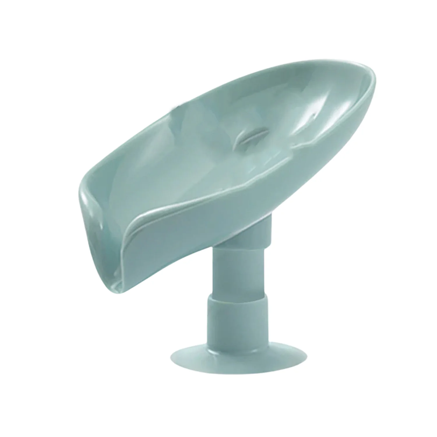 Self Draining Soap Holder for Bathroom Leaf Shape Soap Tray - Image 5